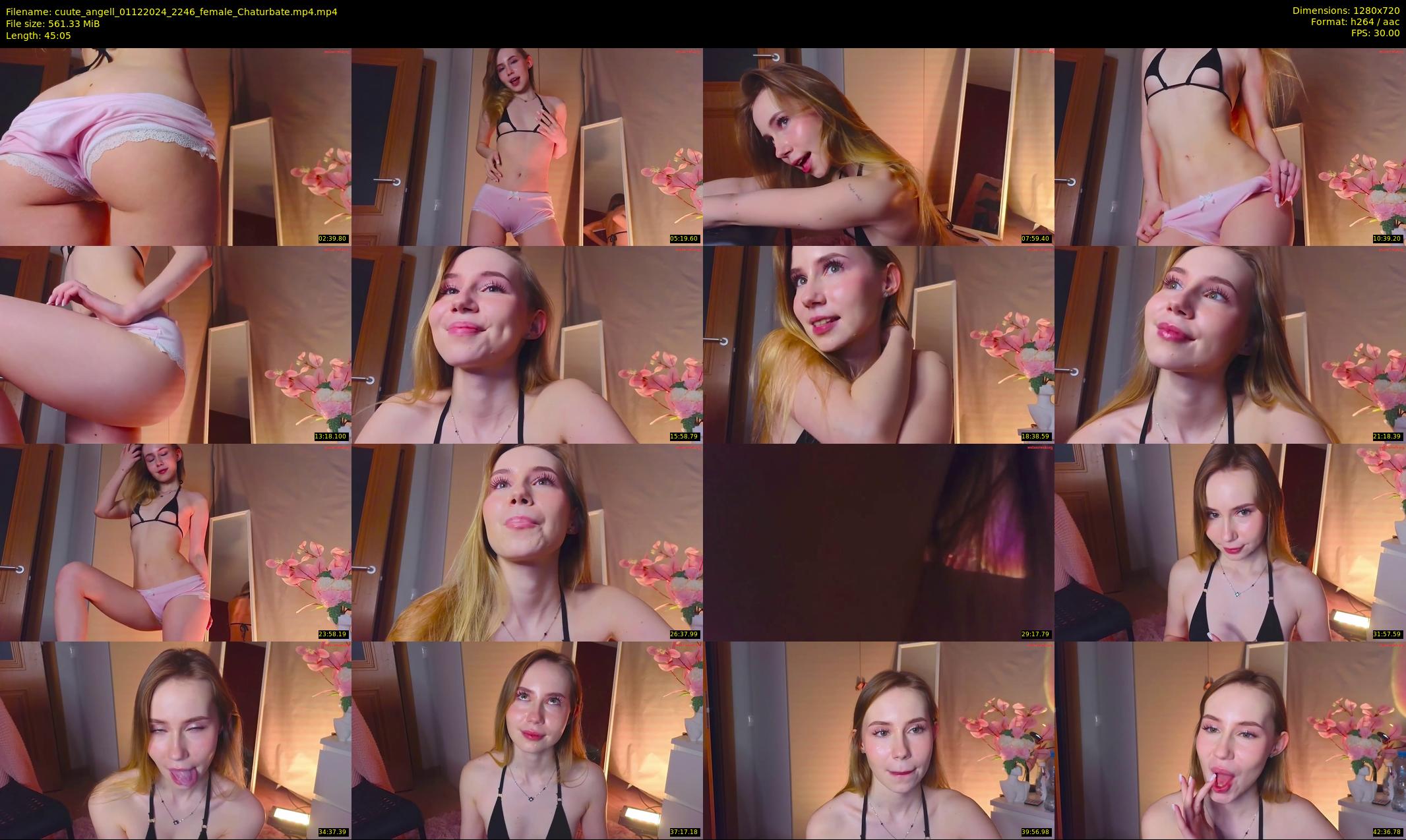 cuute_angell — 46 minute Chaturbate female cam show recording, 720p, Dec 1, 2024
