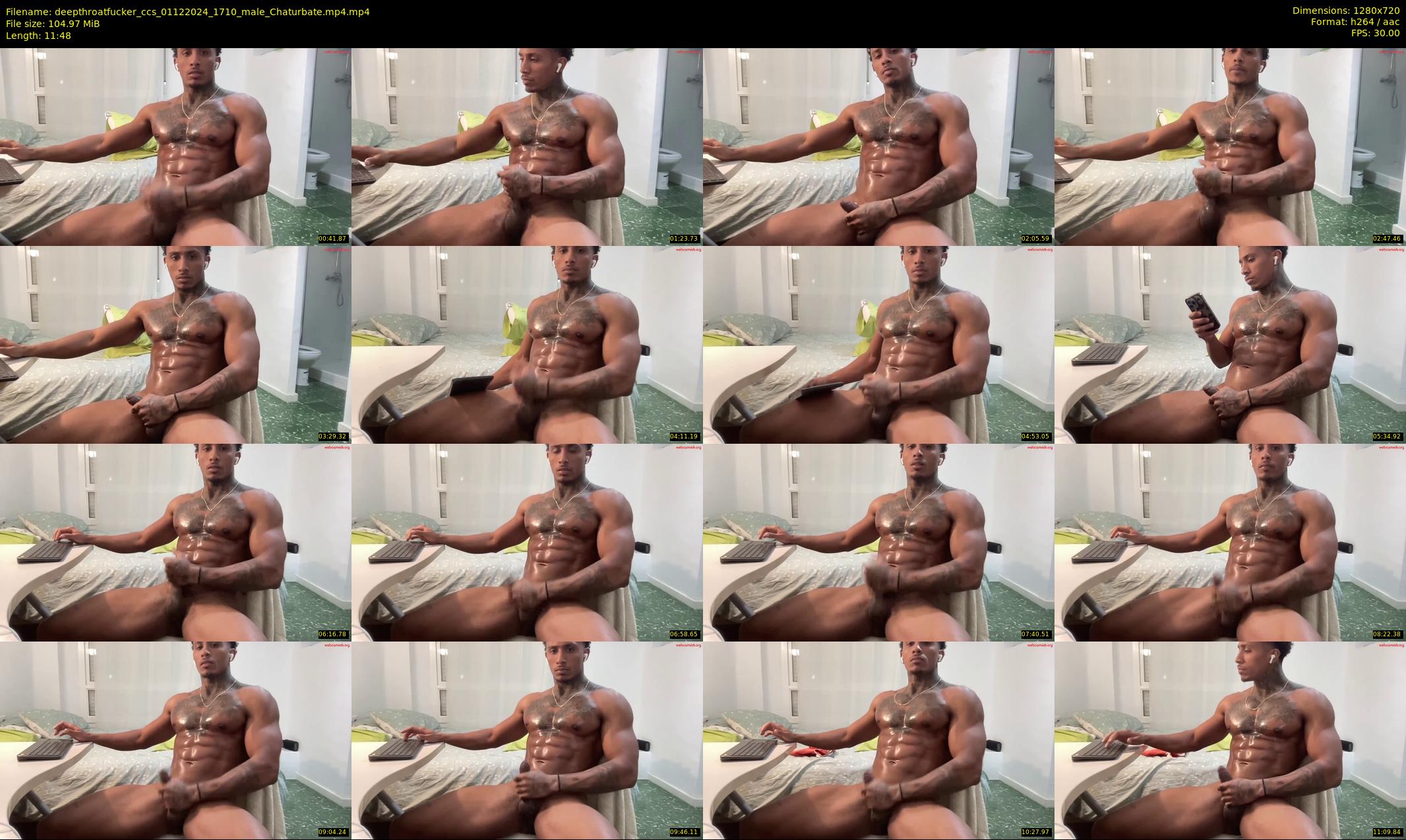 deepthroatfucker_ccs — 12 minute Chaturbate male cam show recording, 720p, Dec 1, 2024