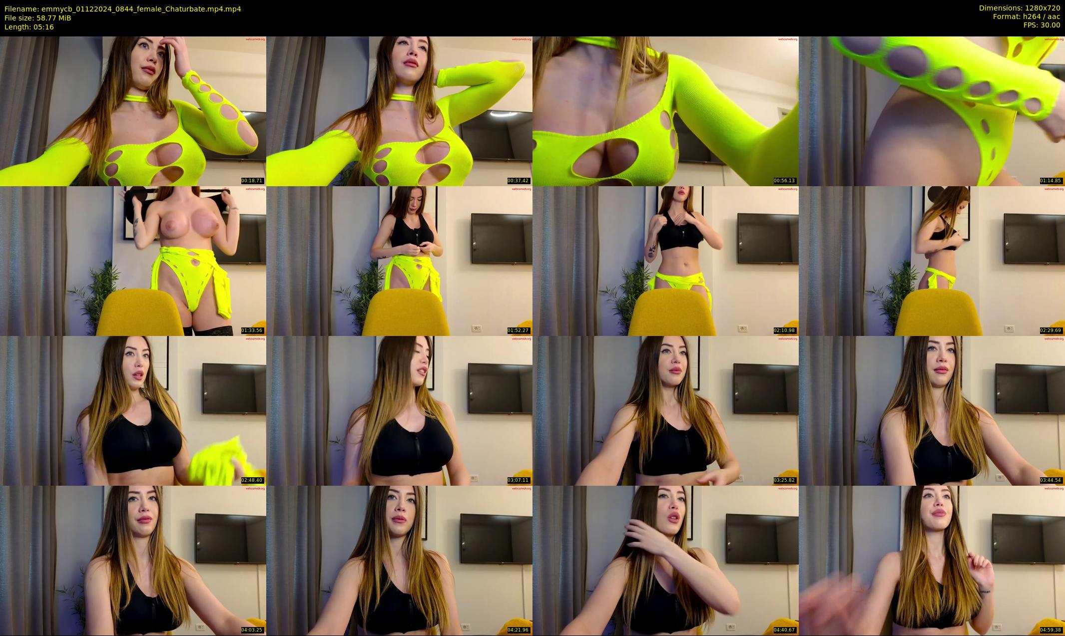 emmycb — 6 minute Chaturbate female cam show recording, 720p, Dec 1, 2024