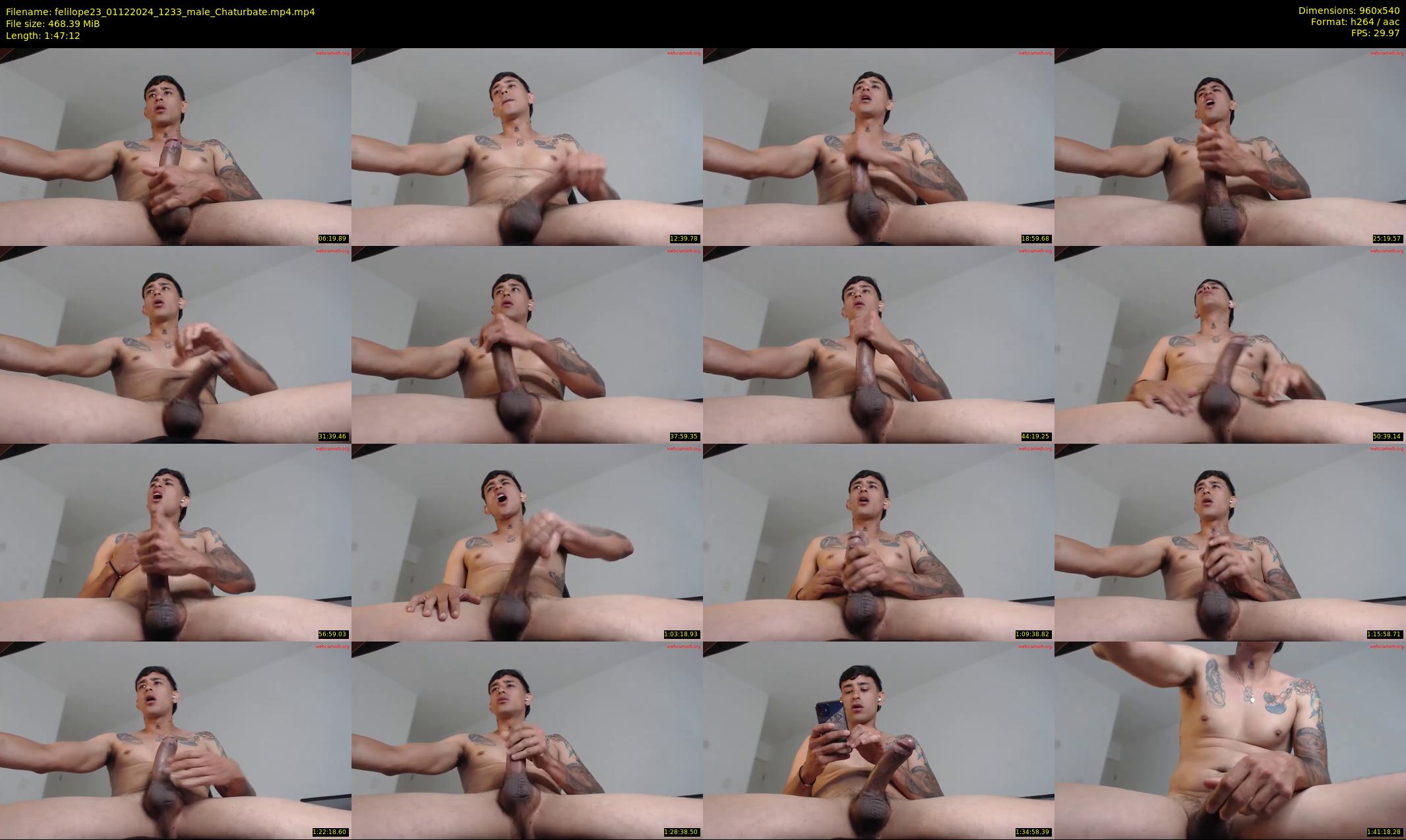 felilope23 — 108 minute Chaturbate male cam show recording, 480p, Dec 1, 2024