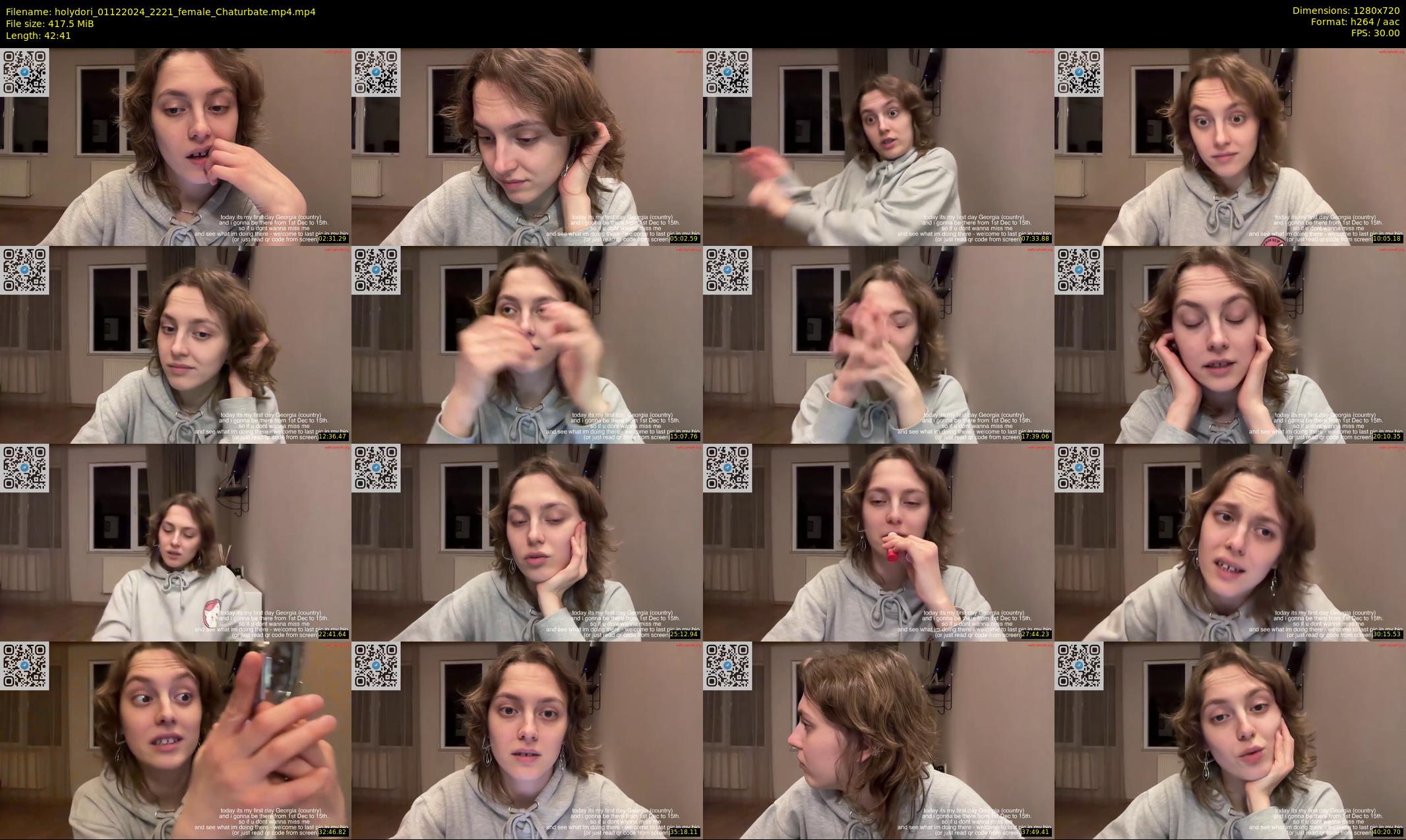holydori — 43 minute Chaturbate female cam show recording, 720p, Dec 1, 2024