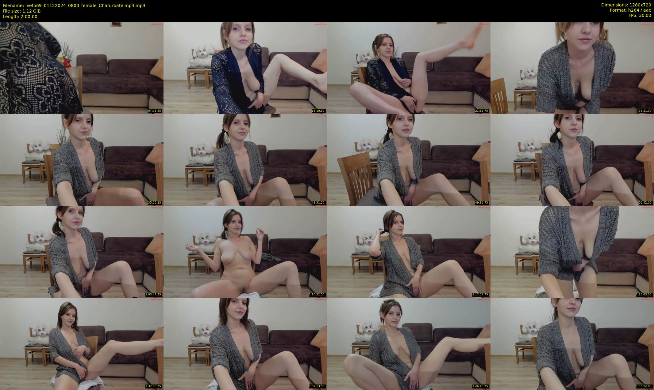 iveto69 — 120 minute Chaturbate female cam show recording, 720p, Dec 1, 2024