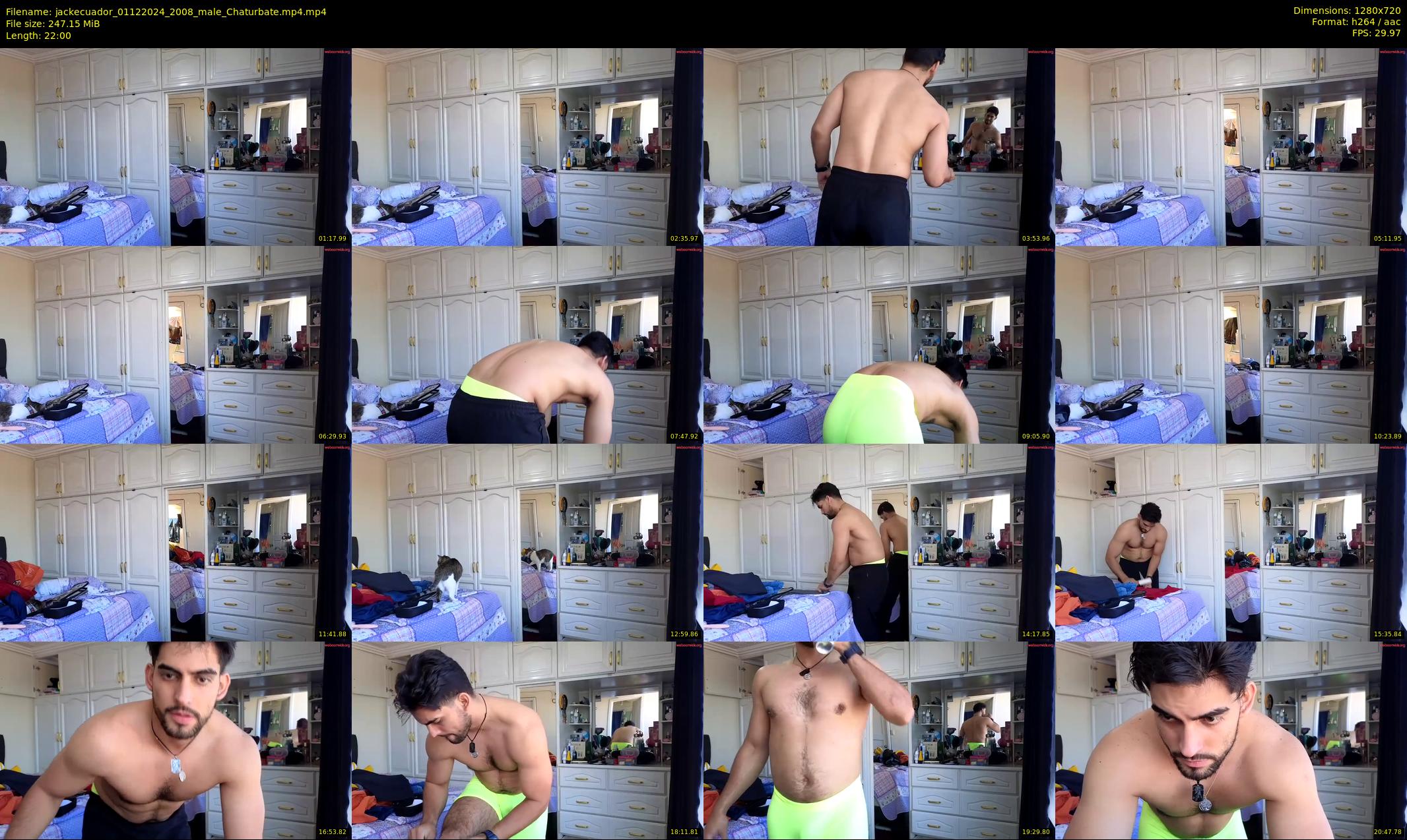 jackecuador — 22 minute Chaturbate male cam show recording, 720p, Dec 1, 2024