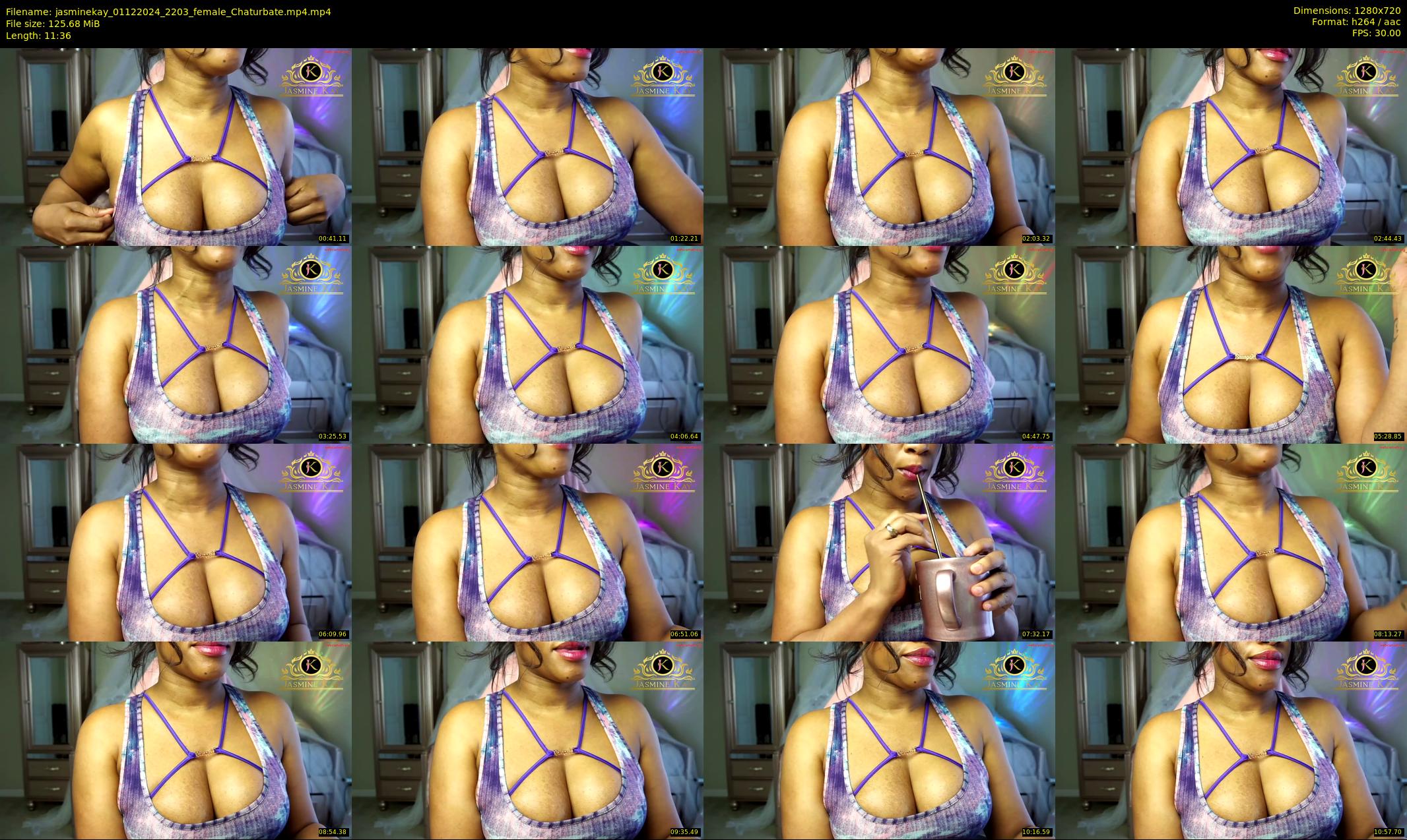 jasminekay — 12 minute Chaturbate female cam show recording, 720p, Dec 1, 2024