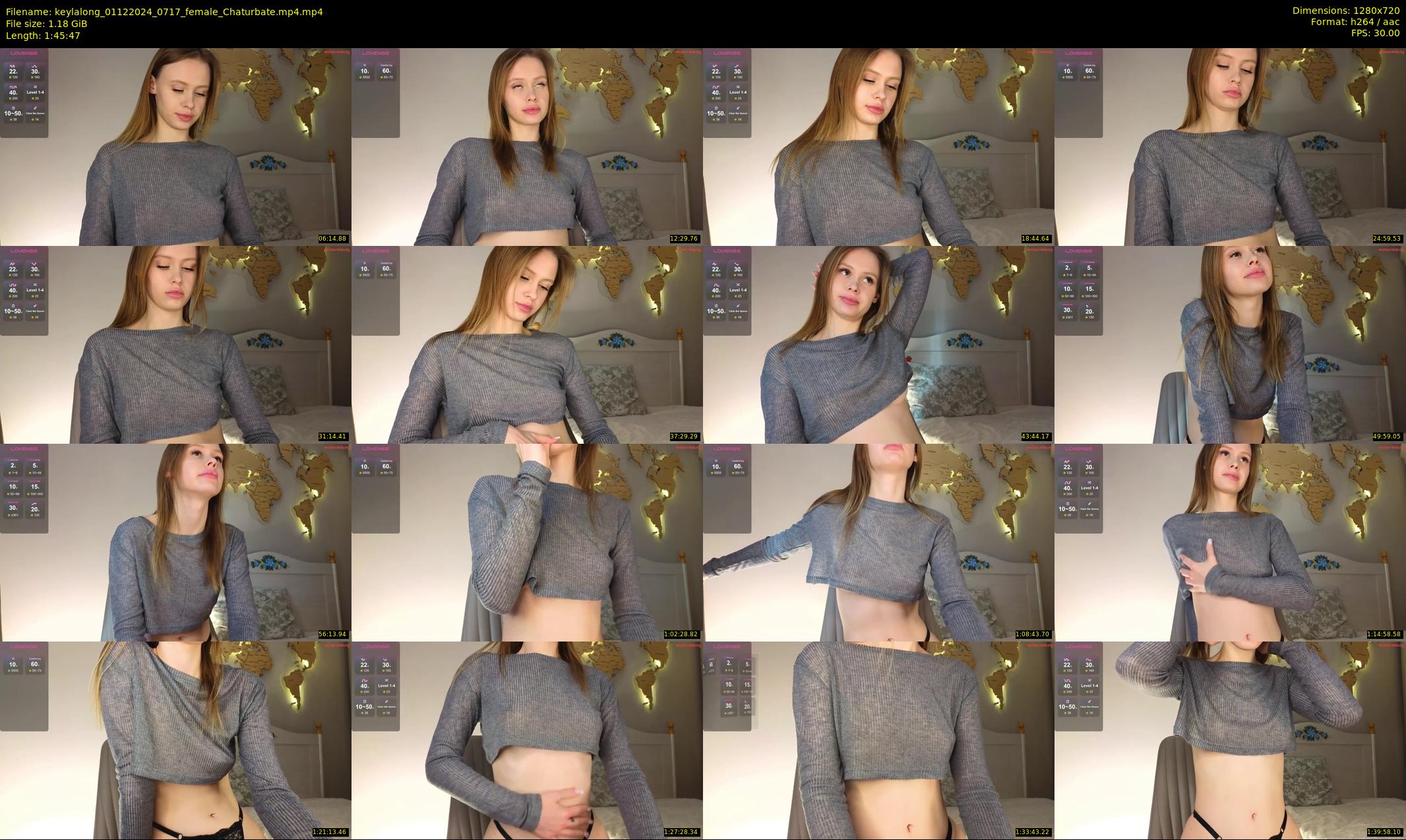 keylalong — 106 minute Chaturbate female cam show recording, 720p, Dec 1, 2024