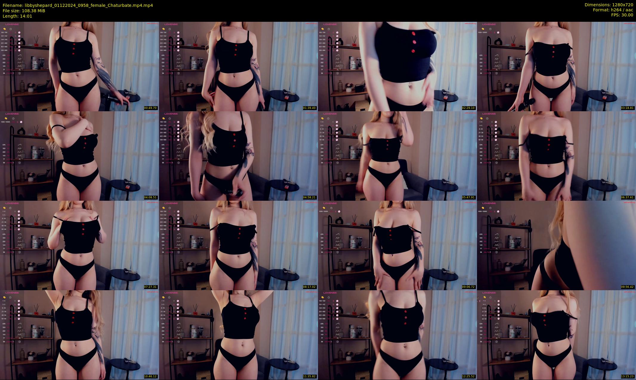 libbyshepard — 15 minute Chaturbate female cam show recording, 720p, Dec 1, 2024
