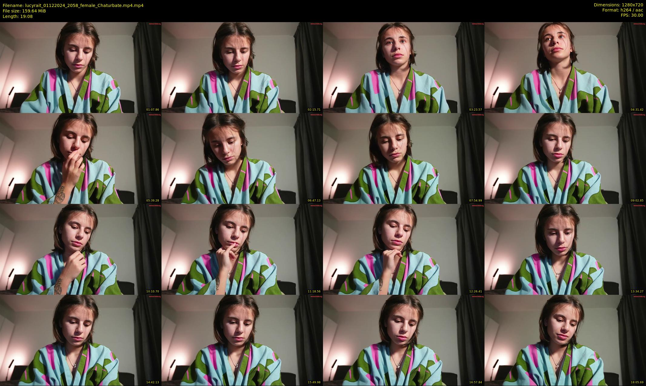 lucyrait — 20 minute Chaturbate female cam show recording, 720p, Dec 1, 2024
