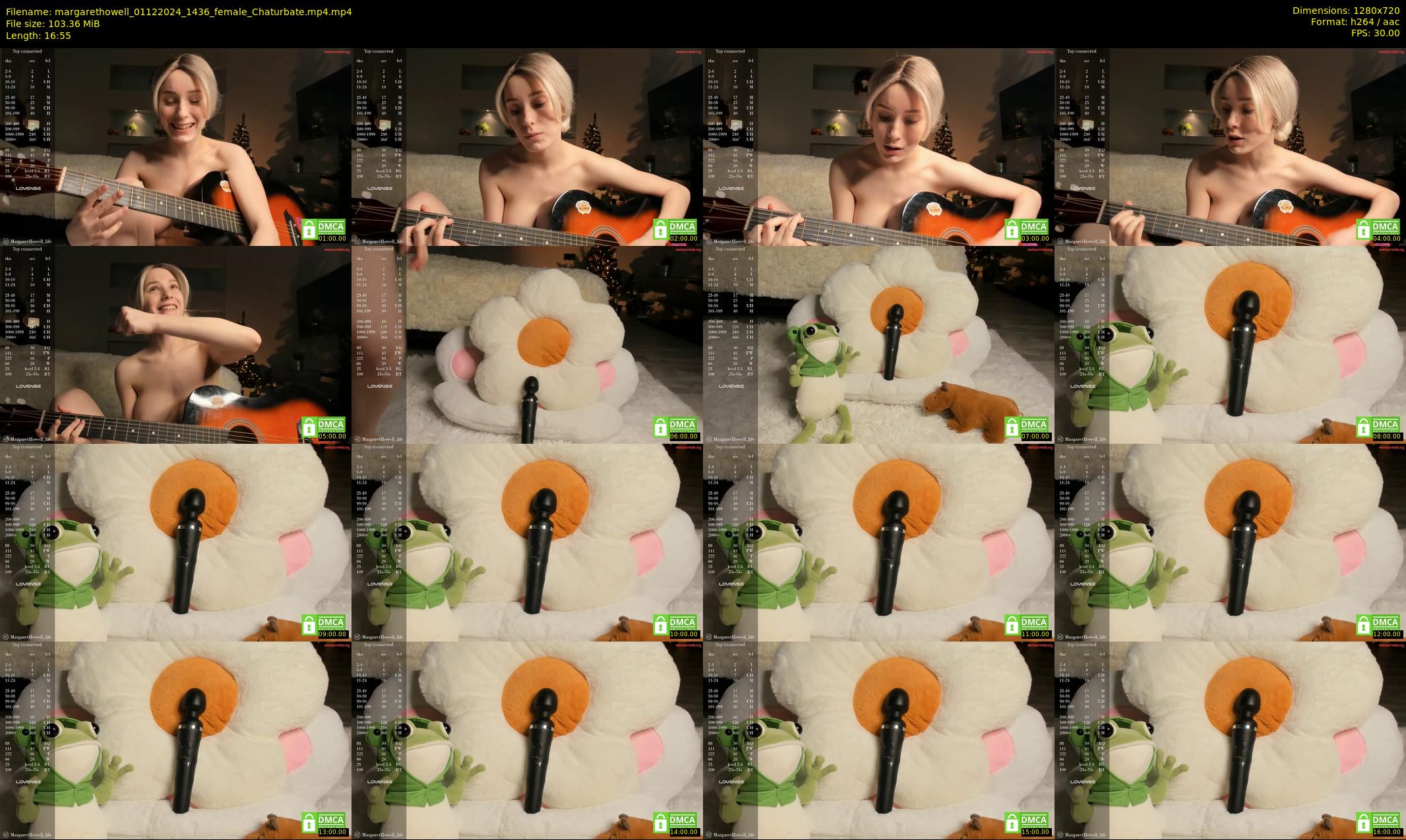 margarethowell — 17 minute Chaturbate female cam show recording, 720p, Dec 1, 2024