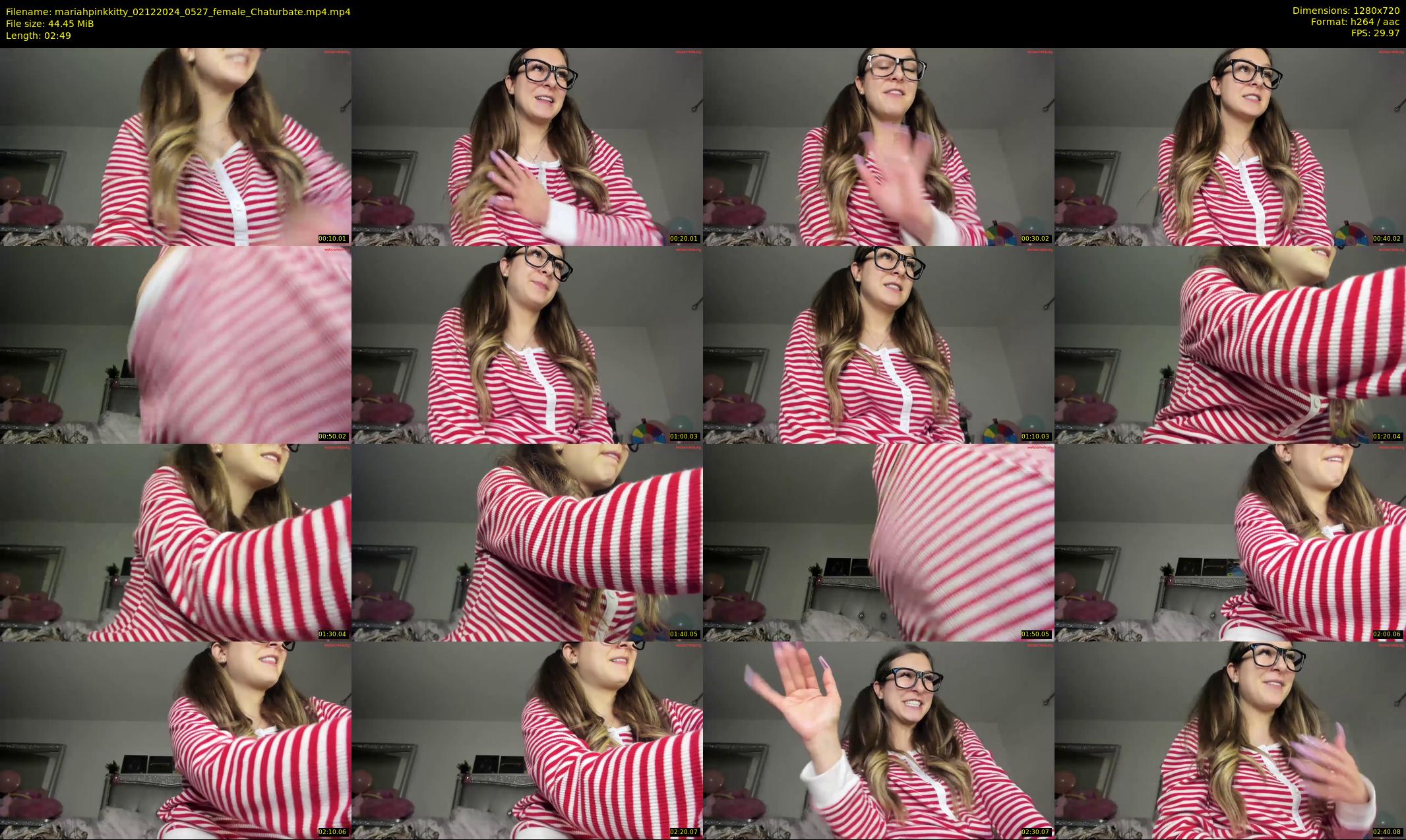 mariahpinkkitty — 3 minute Chaturbate female cam show recording, 720p, Dec 2, 2024