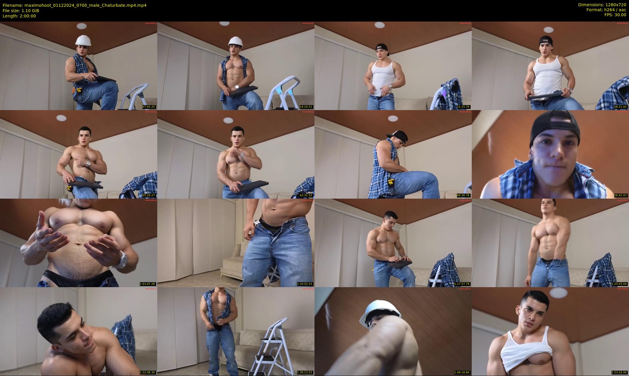maximohoot — 120 minute Chaturbate male cam show recording, 720p, Dec 1, 2024