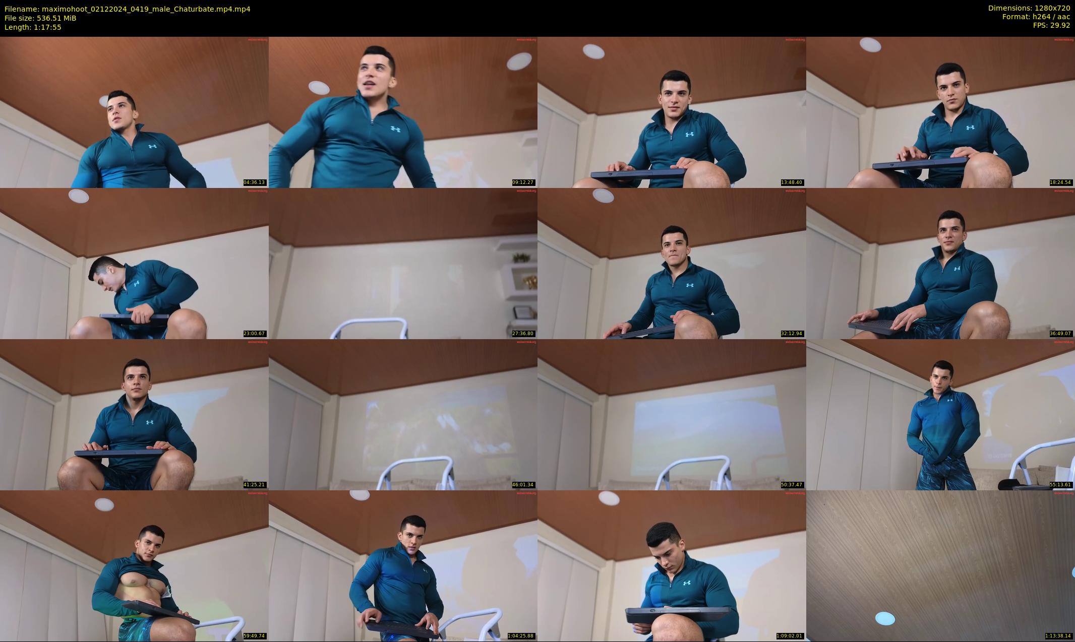 maximohoot — 78 minute Chaturbate male cam show recording, 720p, Dec 2, 2024