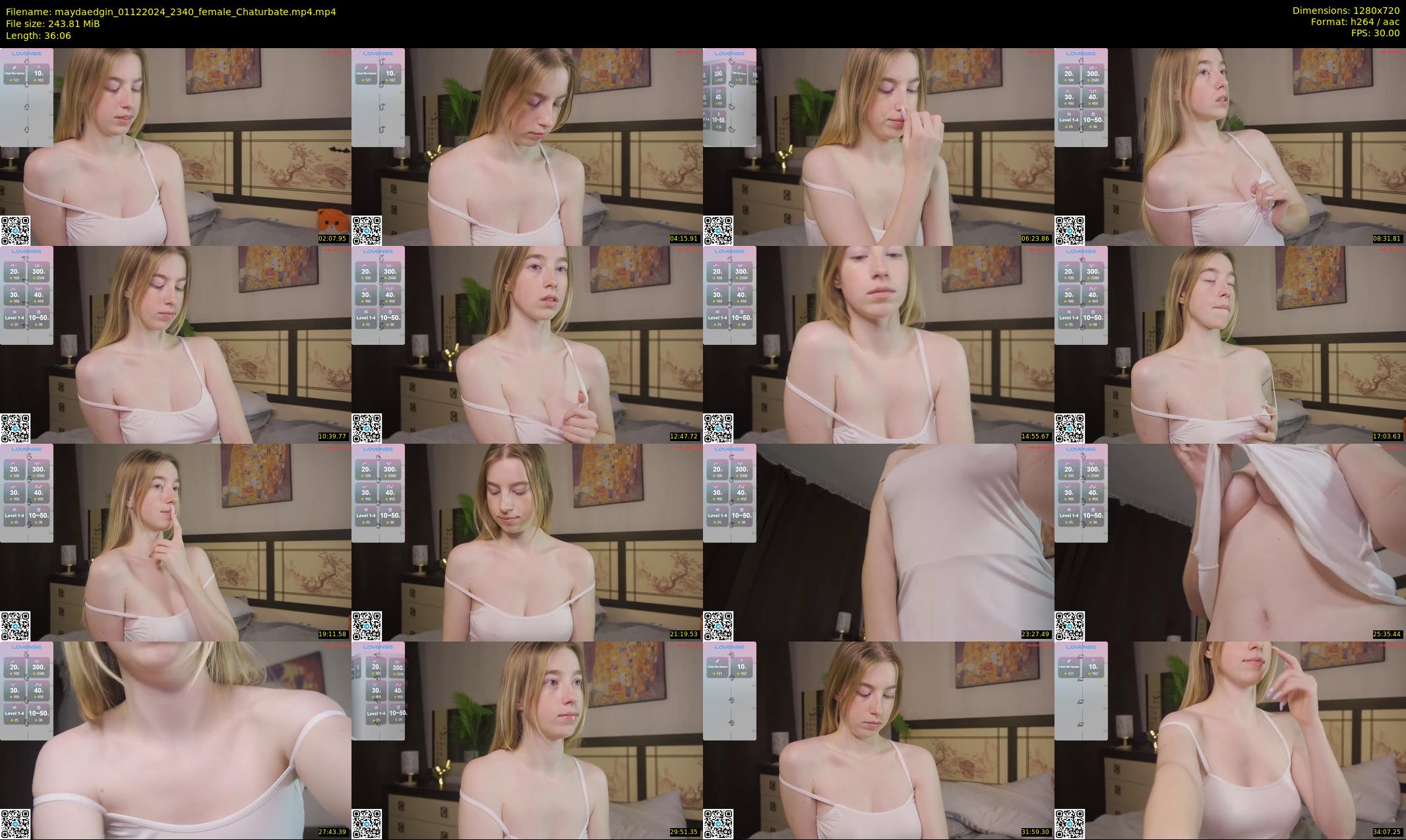 maydaedgin — 37 minute Chaturbate female cam show recording, 720p, Dec 1, 2024