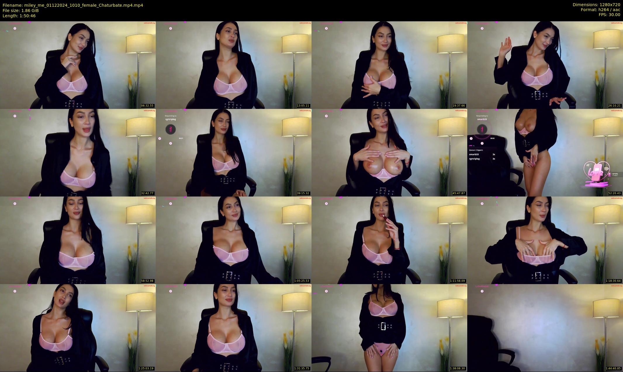 miley_me — 111 minute Chaturbate female cam show recording, 720p, Dec 1, 2024