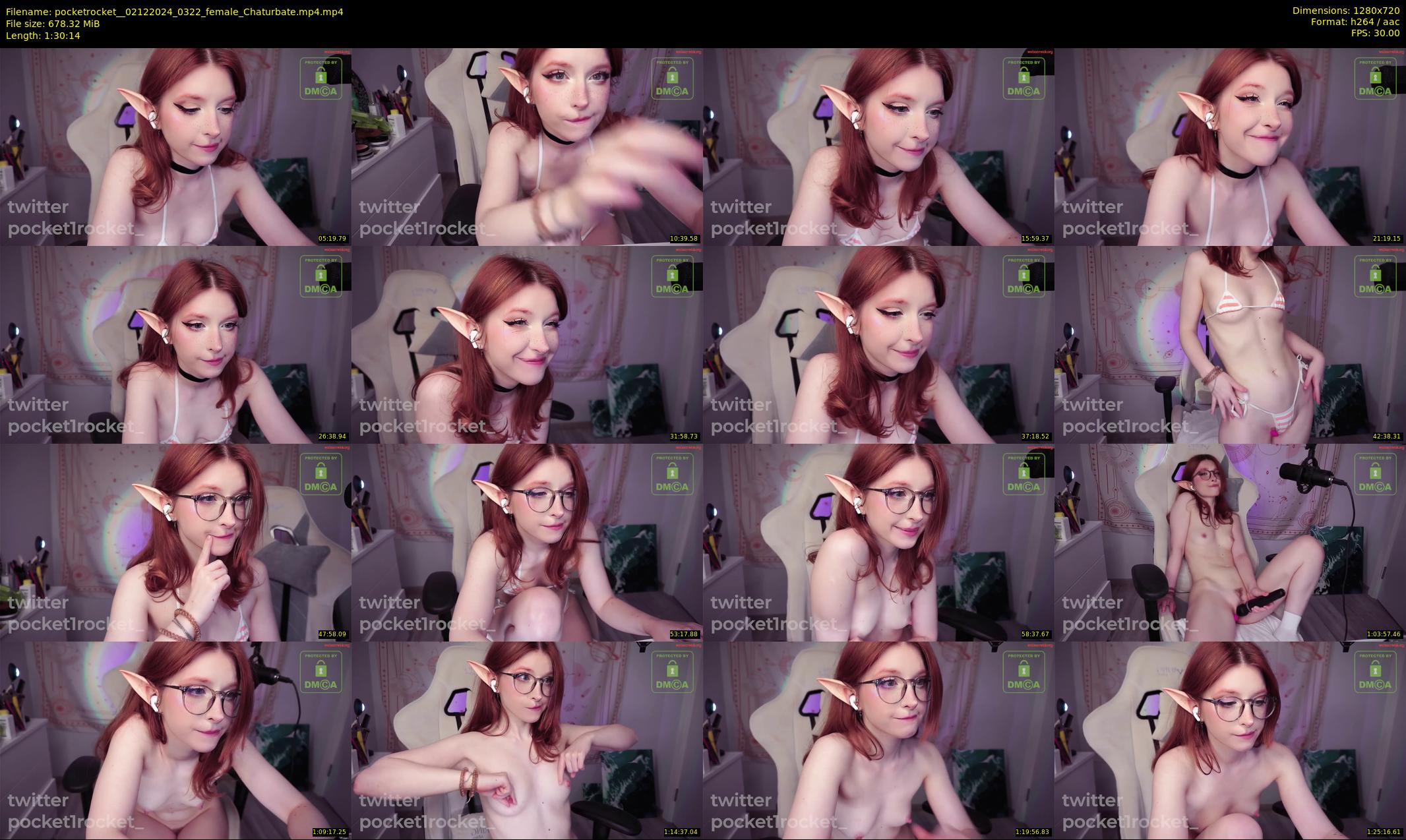 pocketrocket_ — 91 minute Chaturbate female cam show recording, 720p, Dec 2, 2024