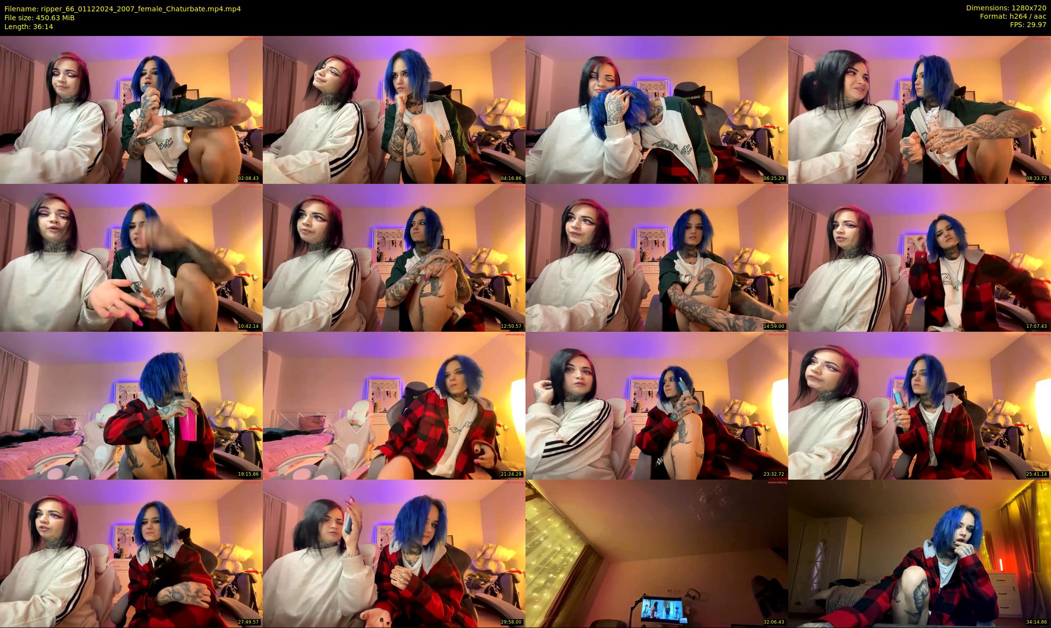 ripper_66 — 37 minute Chaturbate female cam show recording, 720p, Dec 1, 2024