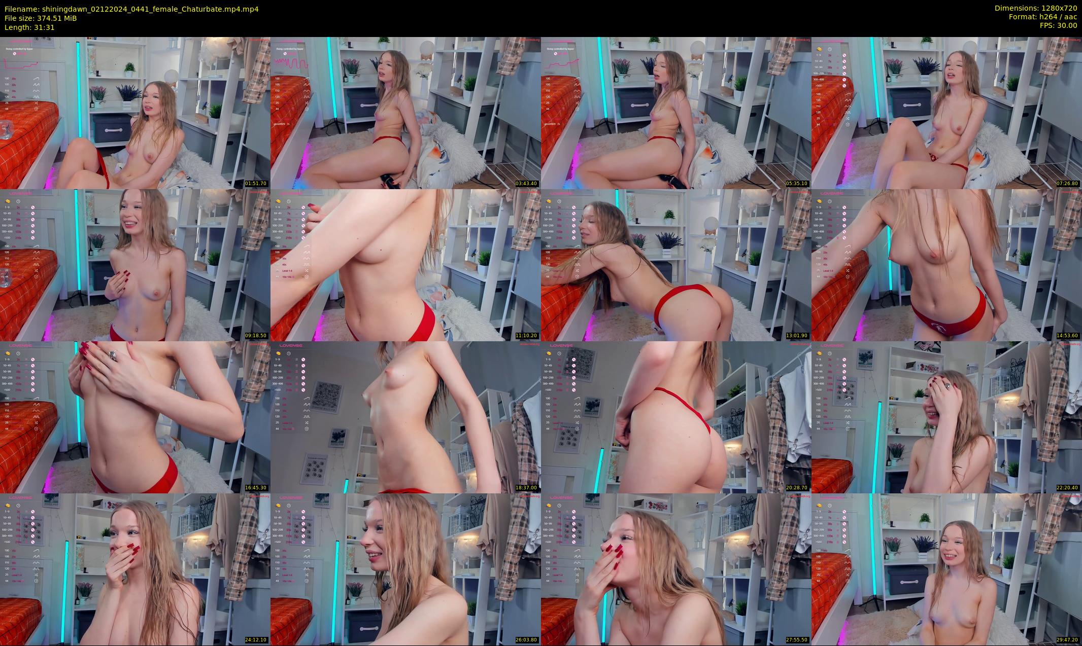 shiningdawn — 32 minute Chaturbate female cam show recording, 720p, Dec 2, 2024