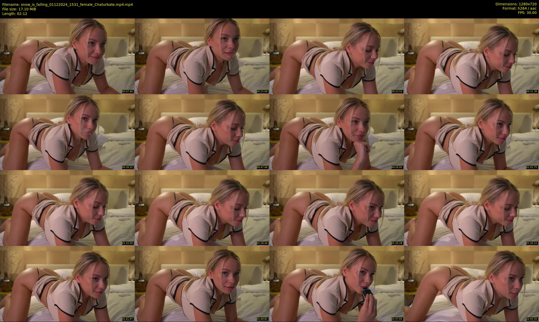 snow_is_falling — 3 minute Chaturbate female cam show recording, 720p, Dec 1, 2024