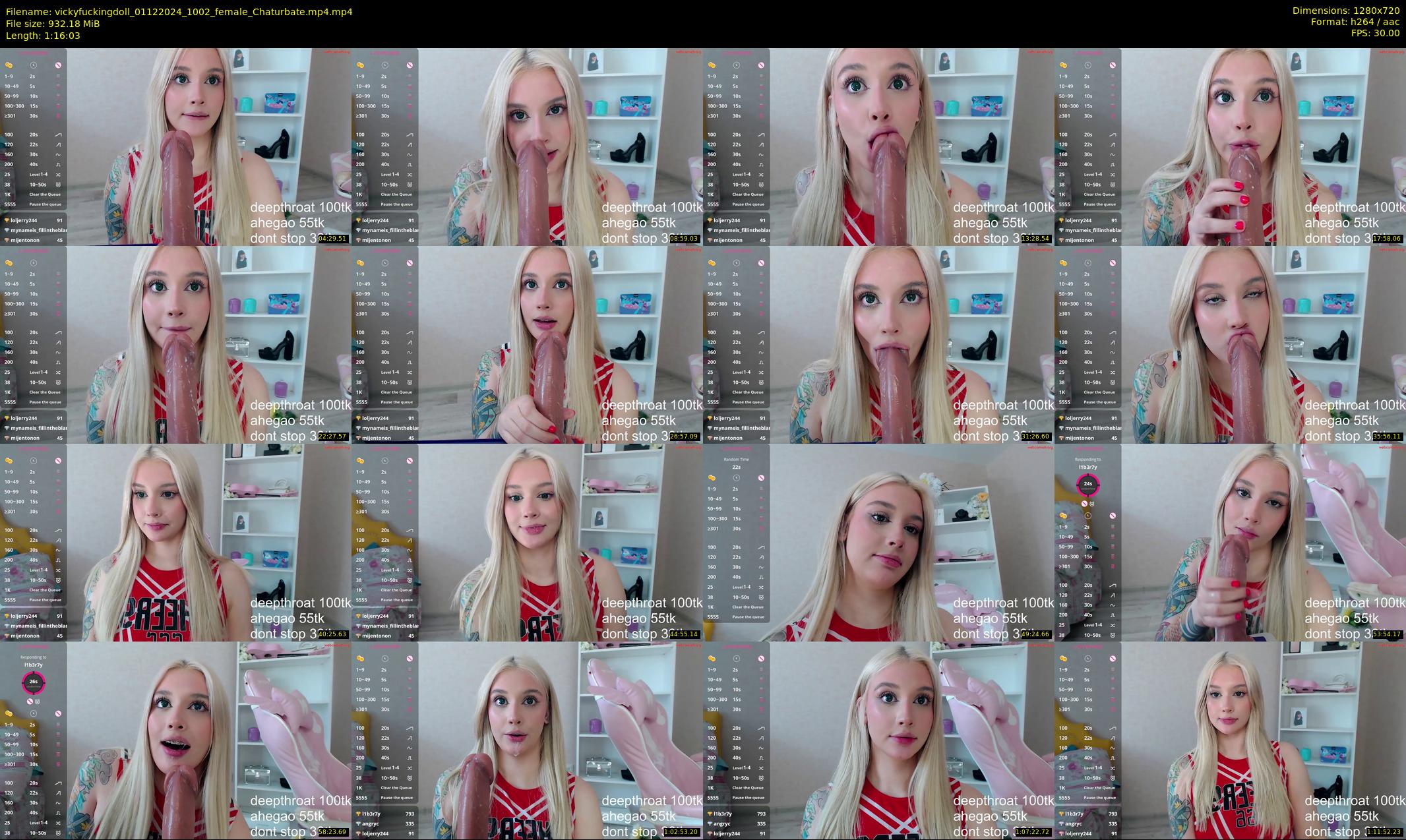 vickyfuckingdoll — 77 minute Chaturbate female cam show recording, 720p, Dec 1, 2024