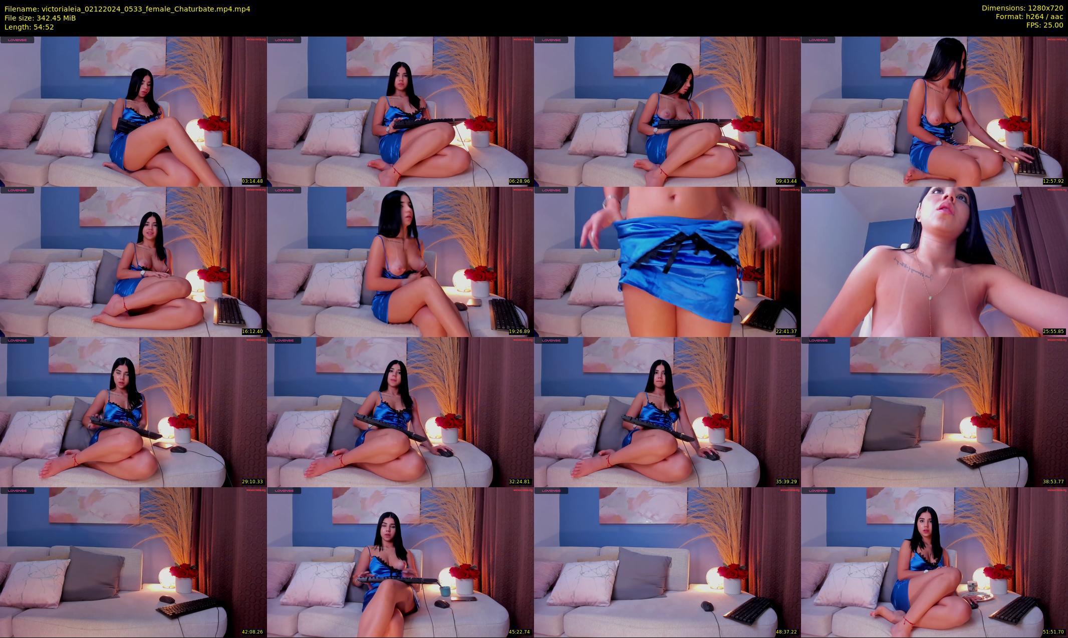 victorialeia — 55 minute Chaturbate female cam show recording, 720p, Dec 2, 2024