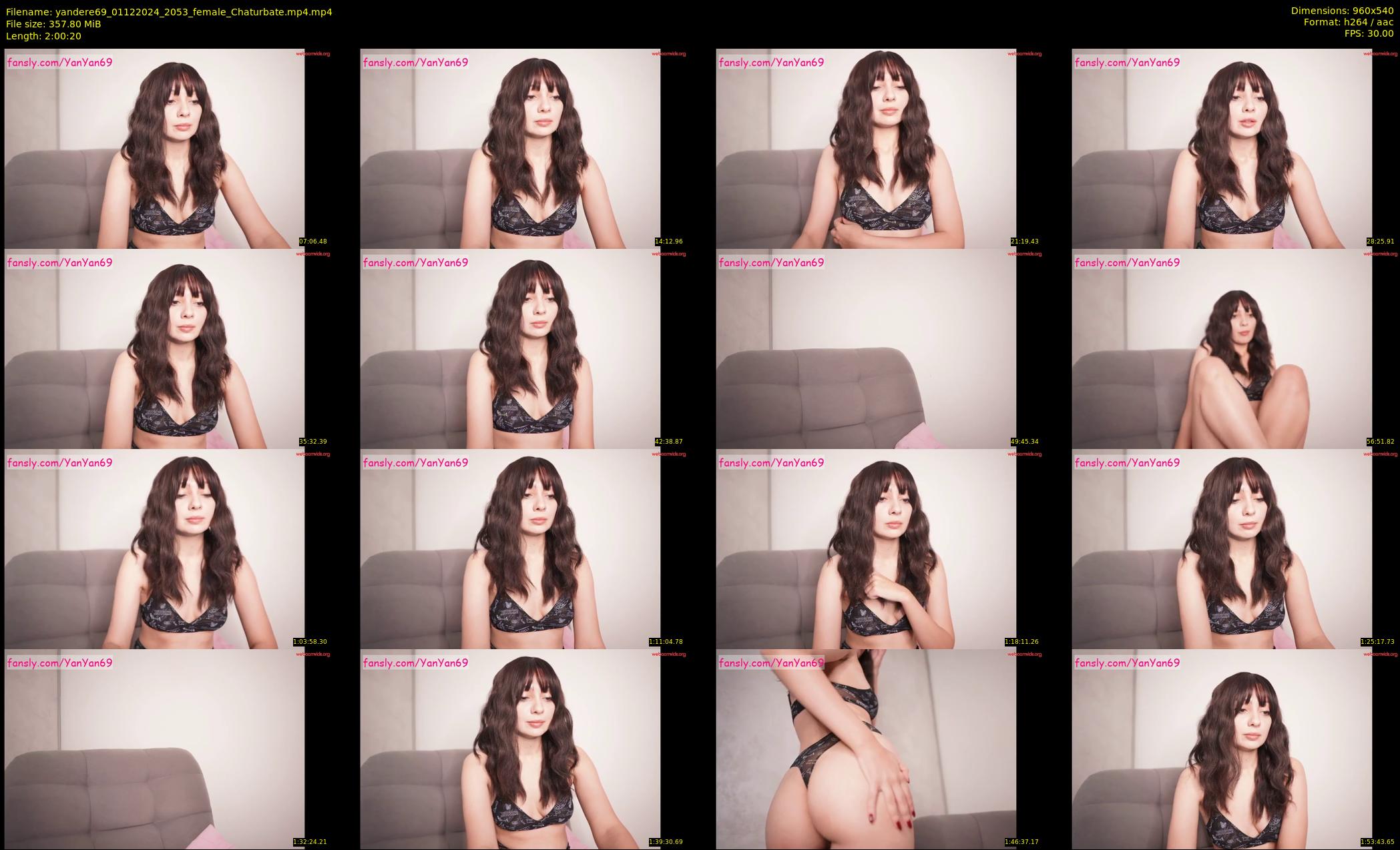 yandere69 — 121 minute Chaturbate female cam show recording, 480p, Dec 1, 2024