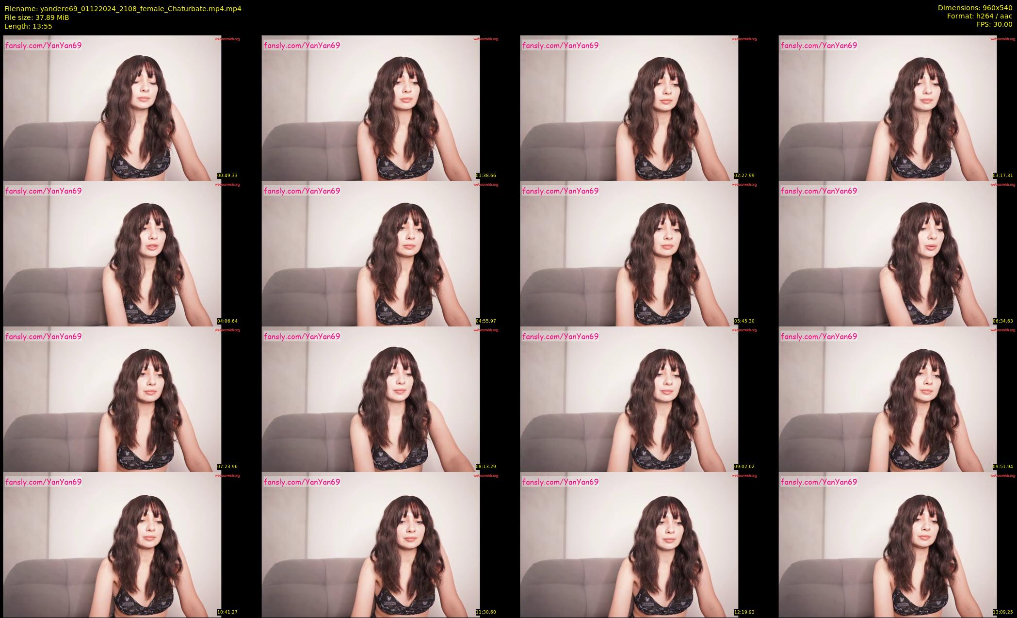 yandere69 — 14 minute Chaturbate female cam show recording, 480p, Dec 1, 2024