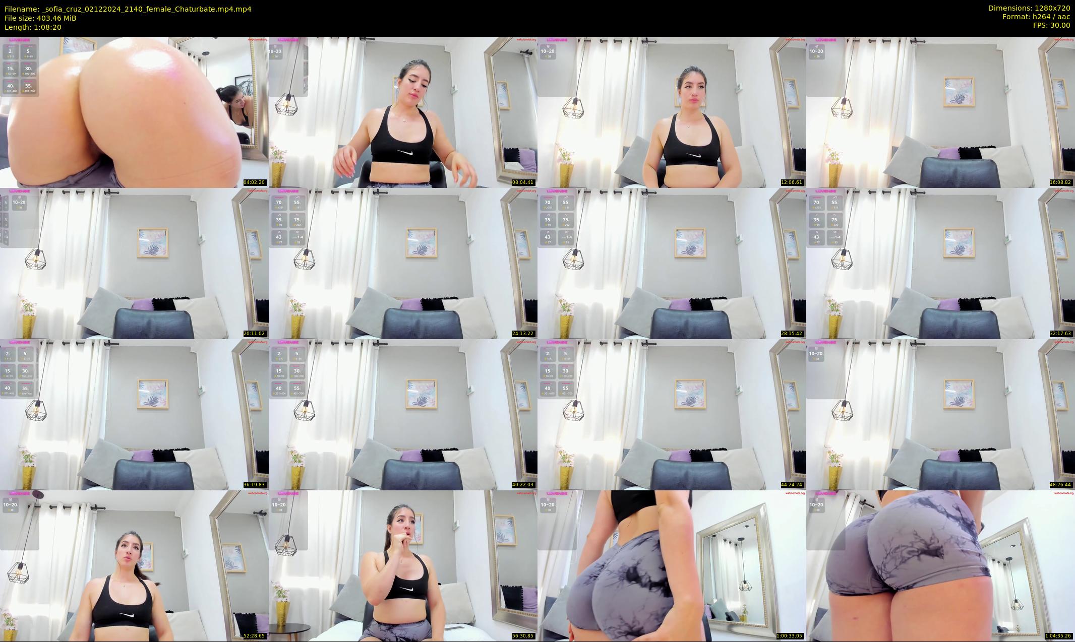 _sofia_cruz — 69 minute Chaturbate female cam show recording, 720p, Dec 2, 2024