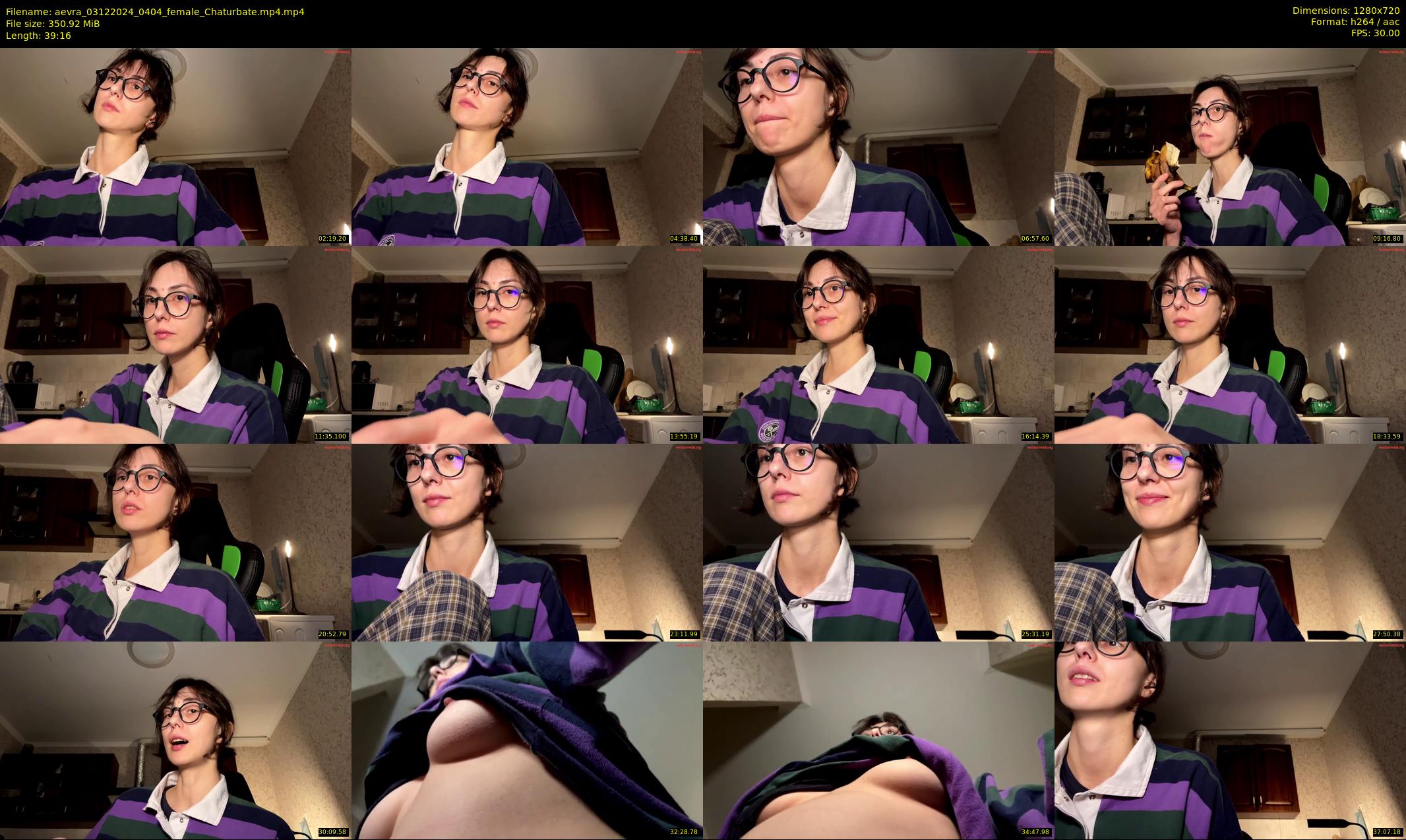 aevra — 40 minute Chaturbate female cam show recording, 720p, Dec 3, 2024