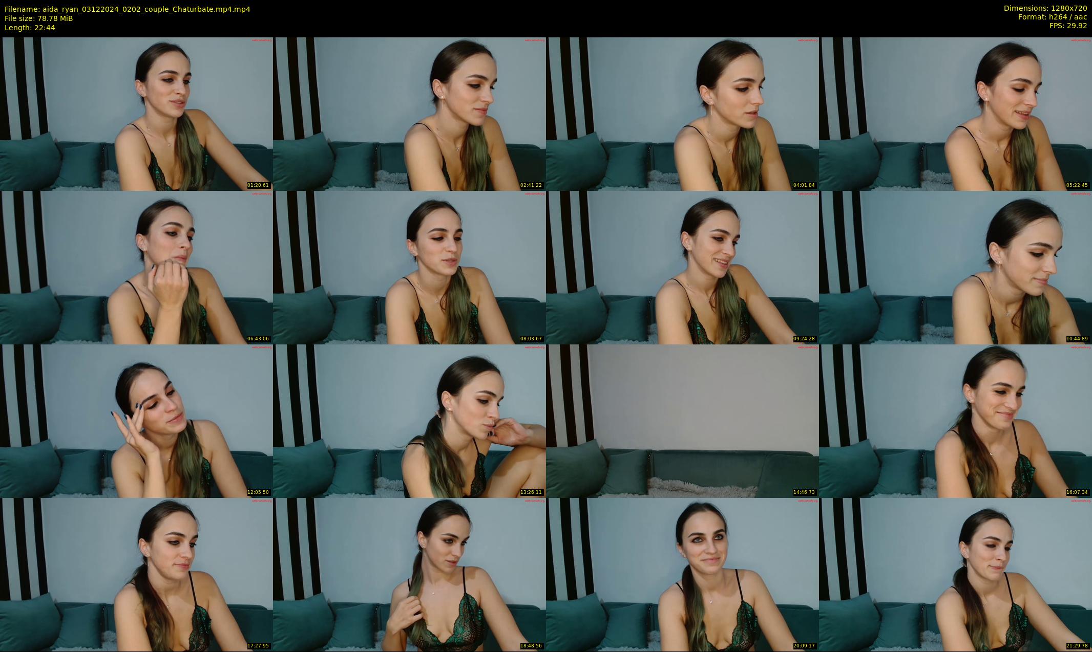 aida_ryan — 23 minute Chaturbate couple cam show recording, 720p, Dec 3, 2024