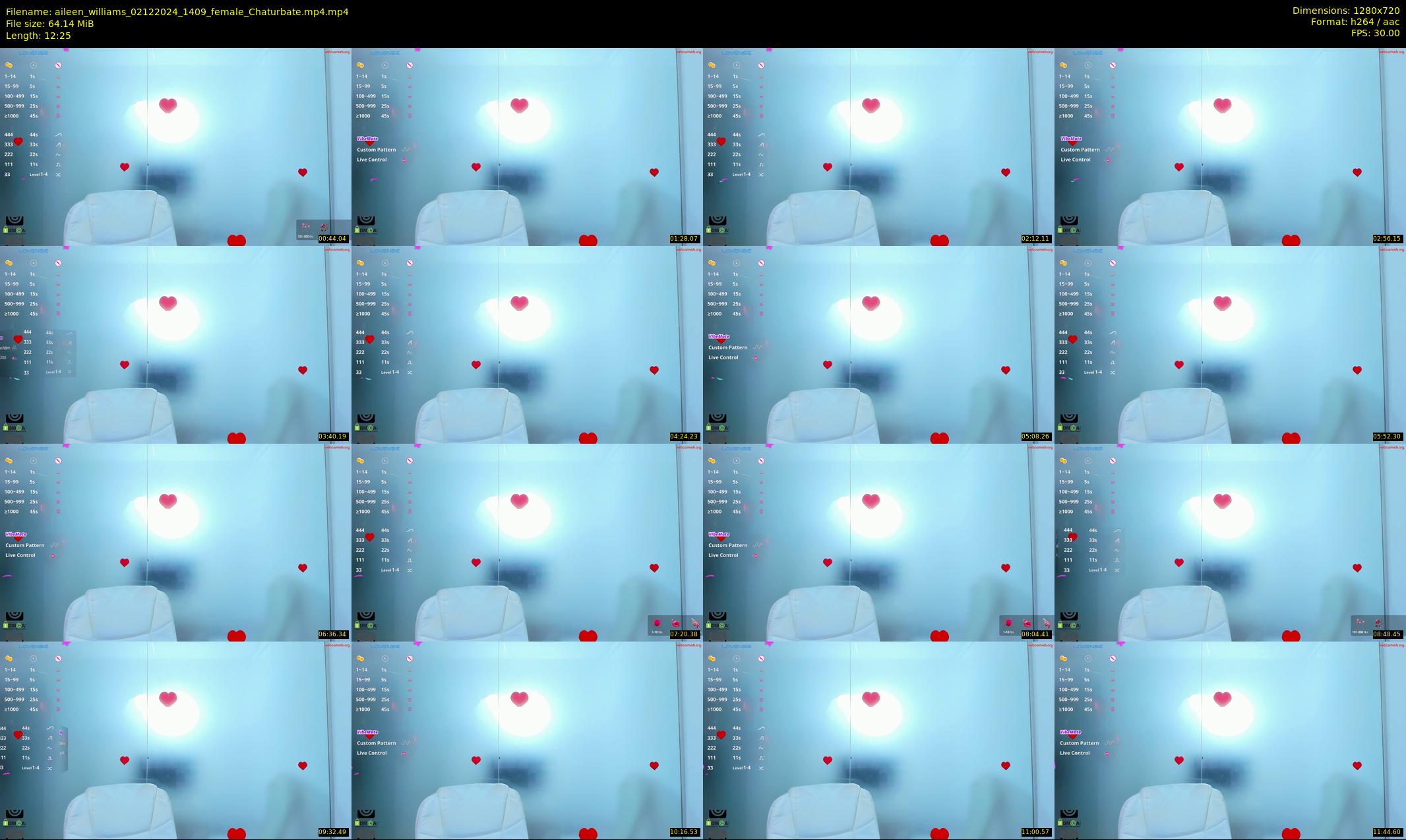 aileen_williams — 13 minute Chaturbate female cam show recording, 720p, Dec 2, 2024