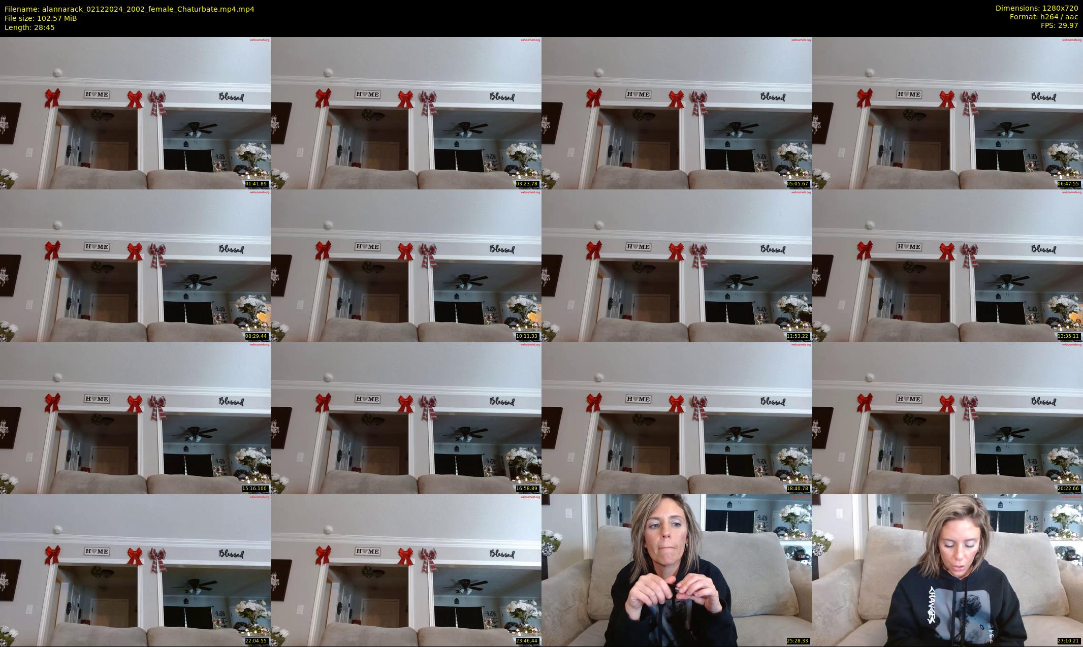 alannarack — 29 minute Chaturbate female cam show recording, 720p, Dec 2, 2024