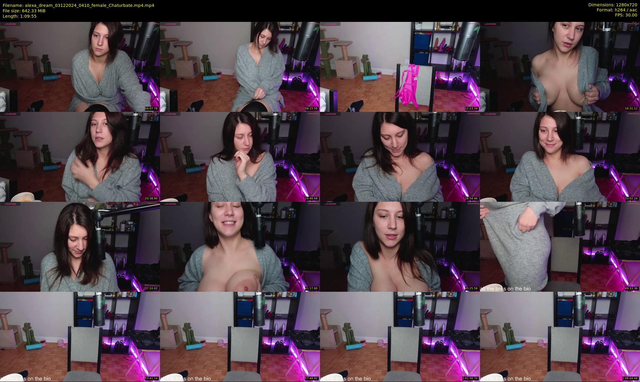 alexa_dream — 70 minute Chaturbate female cam show recording, 720p, Dec 3, 2024