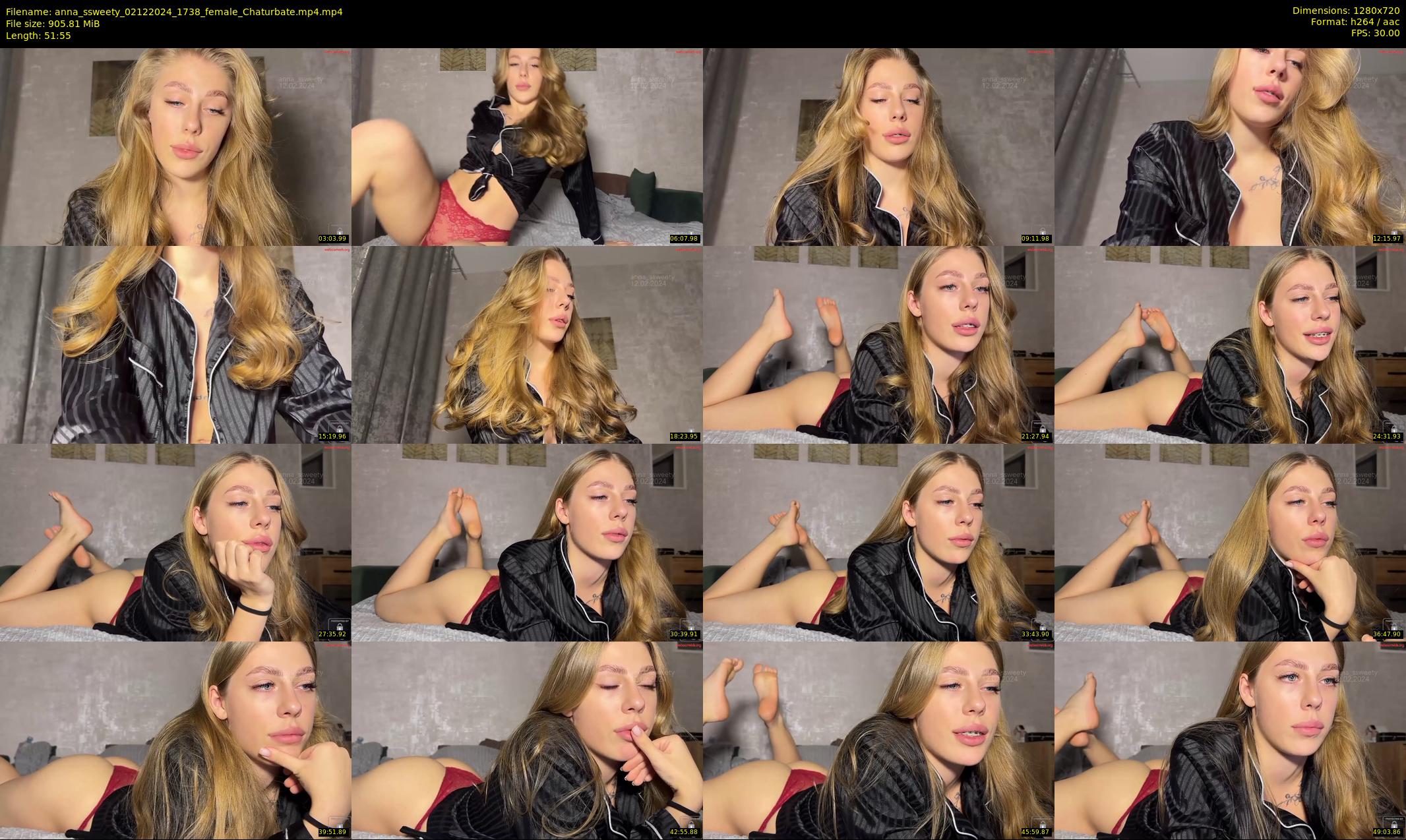 anna_ssweety — 52 minute Chaturbate female cam show recording, 720p, Dec 2, 2024