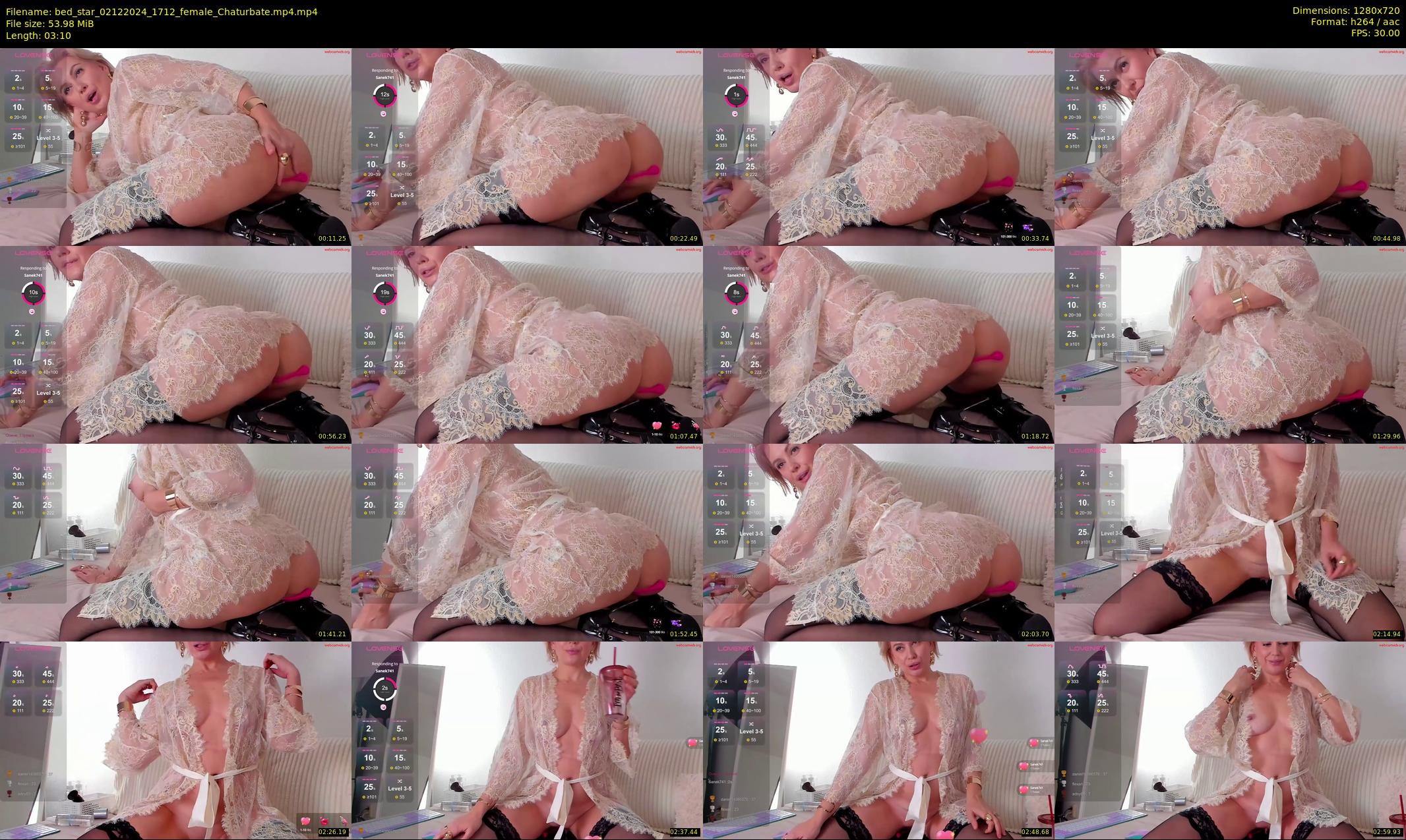 bed_star — 4 minute Chaturbate female cam show recording, 720p, Dec 2, 2024
