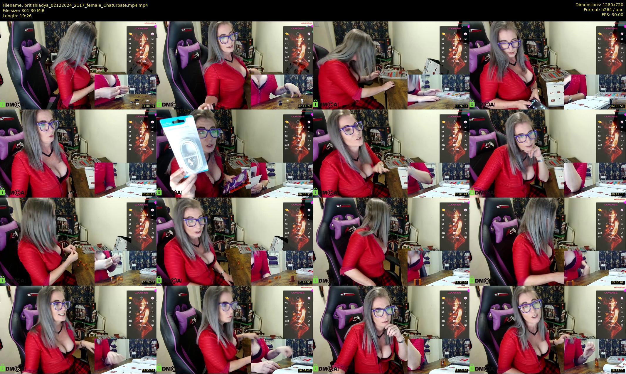 britishladya — 20 minute Chaturbate female cam show recording, 720p, Dec 2, 2024