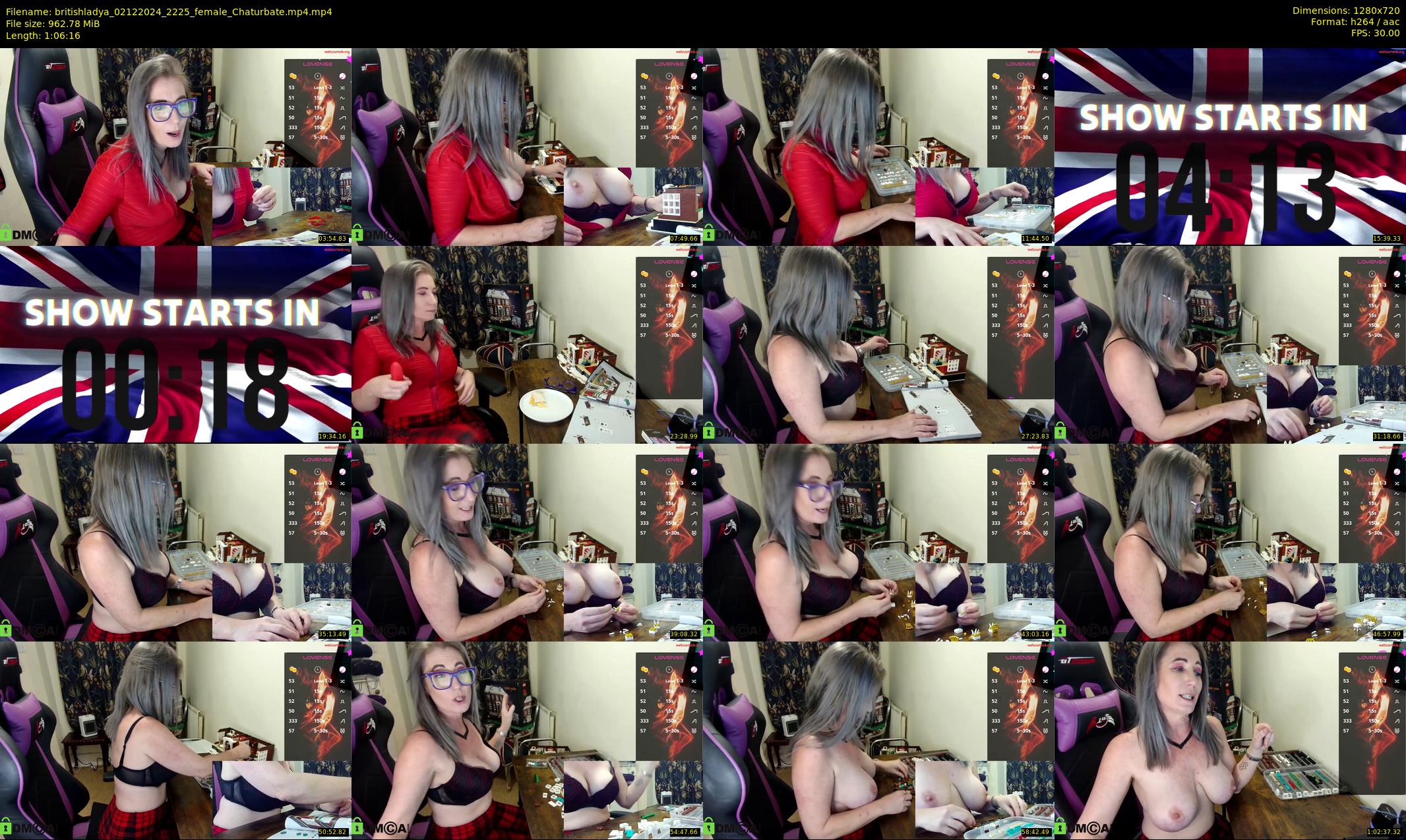britishladya — 67 minute Chaturbate female cam show recording, 720p, Dec 2, 2024