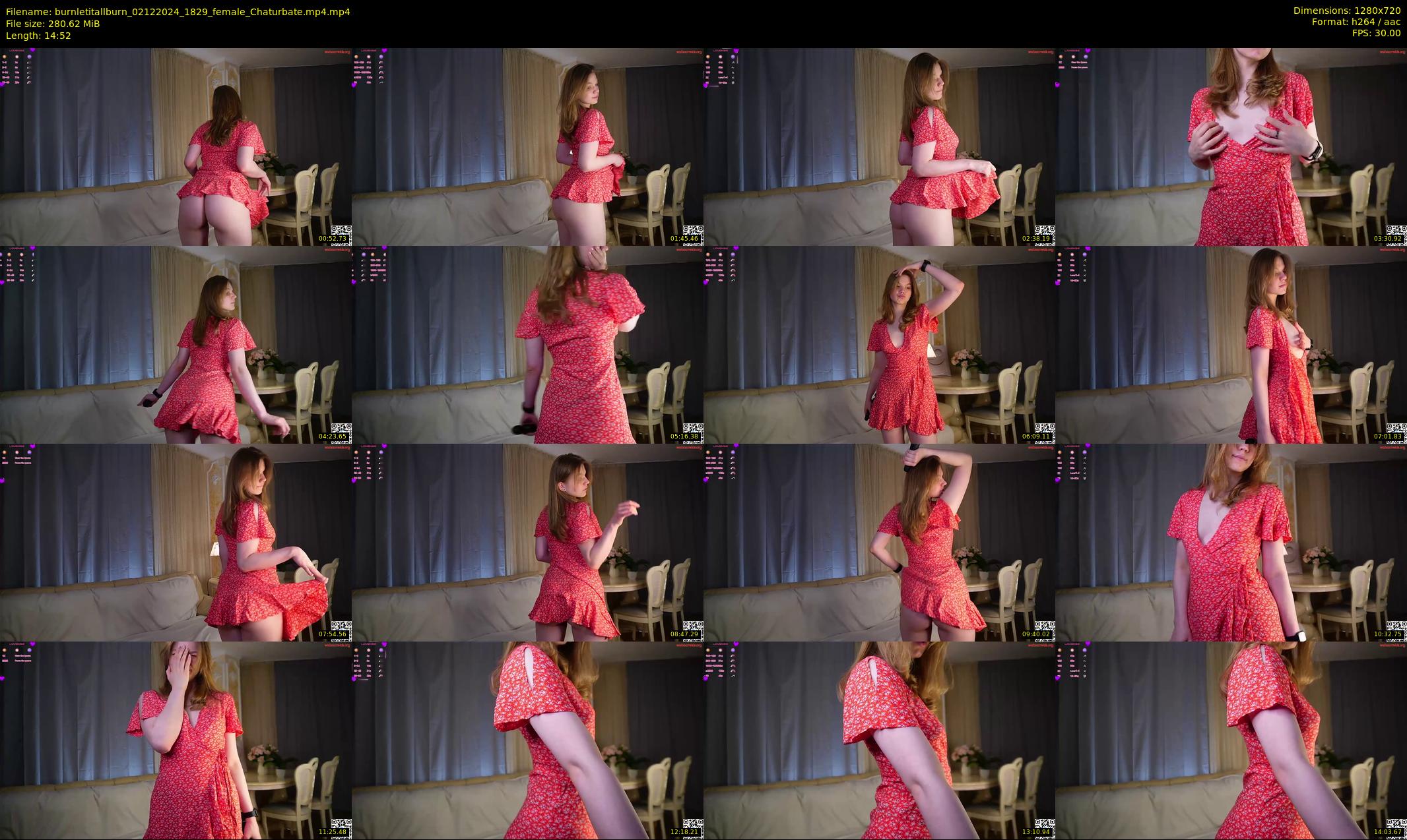 burnletitallburn — 15 minute Chaturbate female cam show recording, 720p, Dec 2, 2024