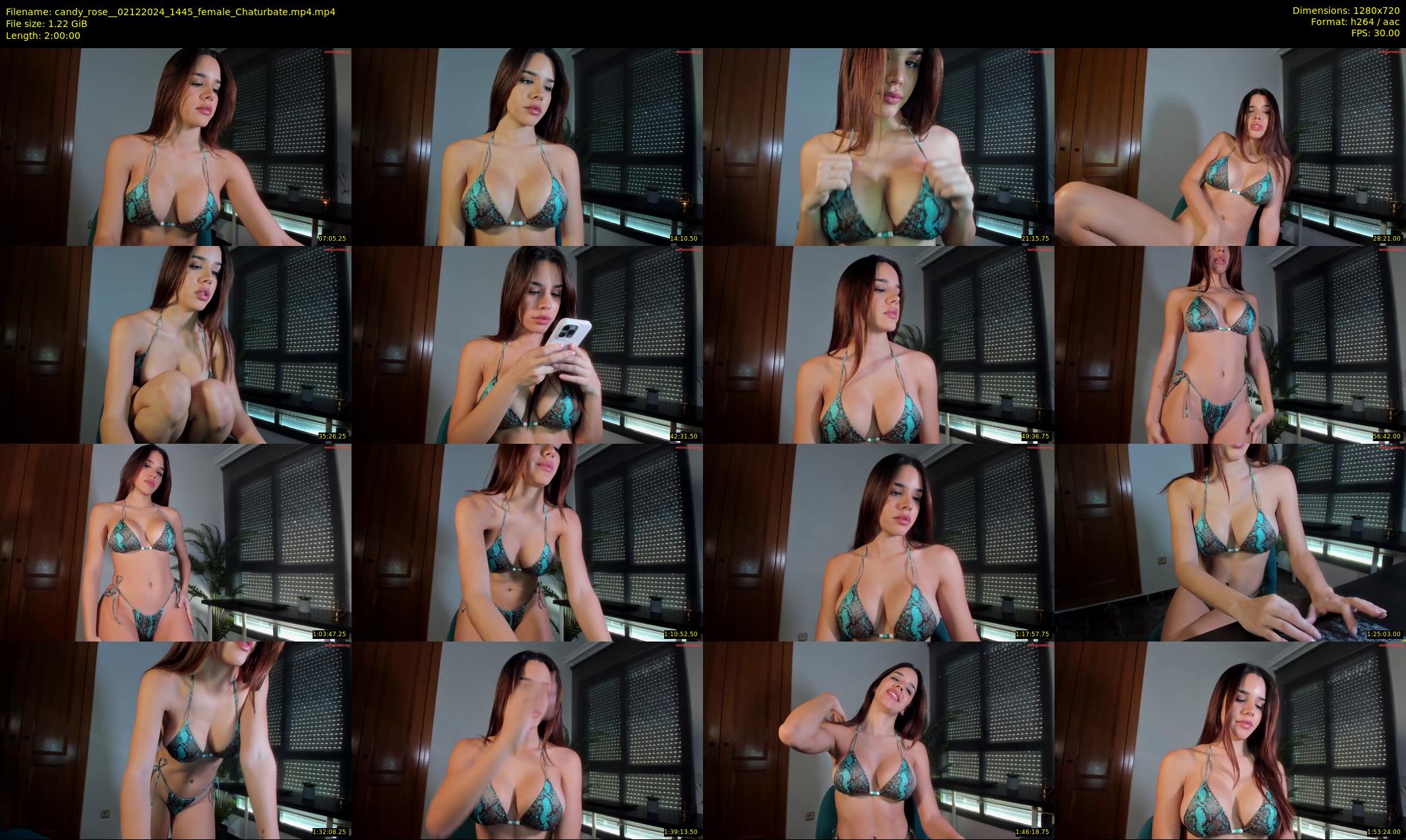 candy_rose_ — 120 minute Chaturbate female cam show recording, 720p, Dec 2, 2024