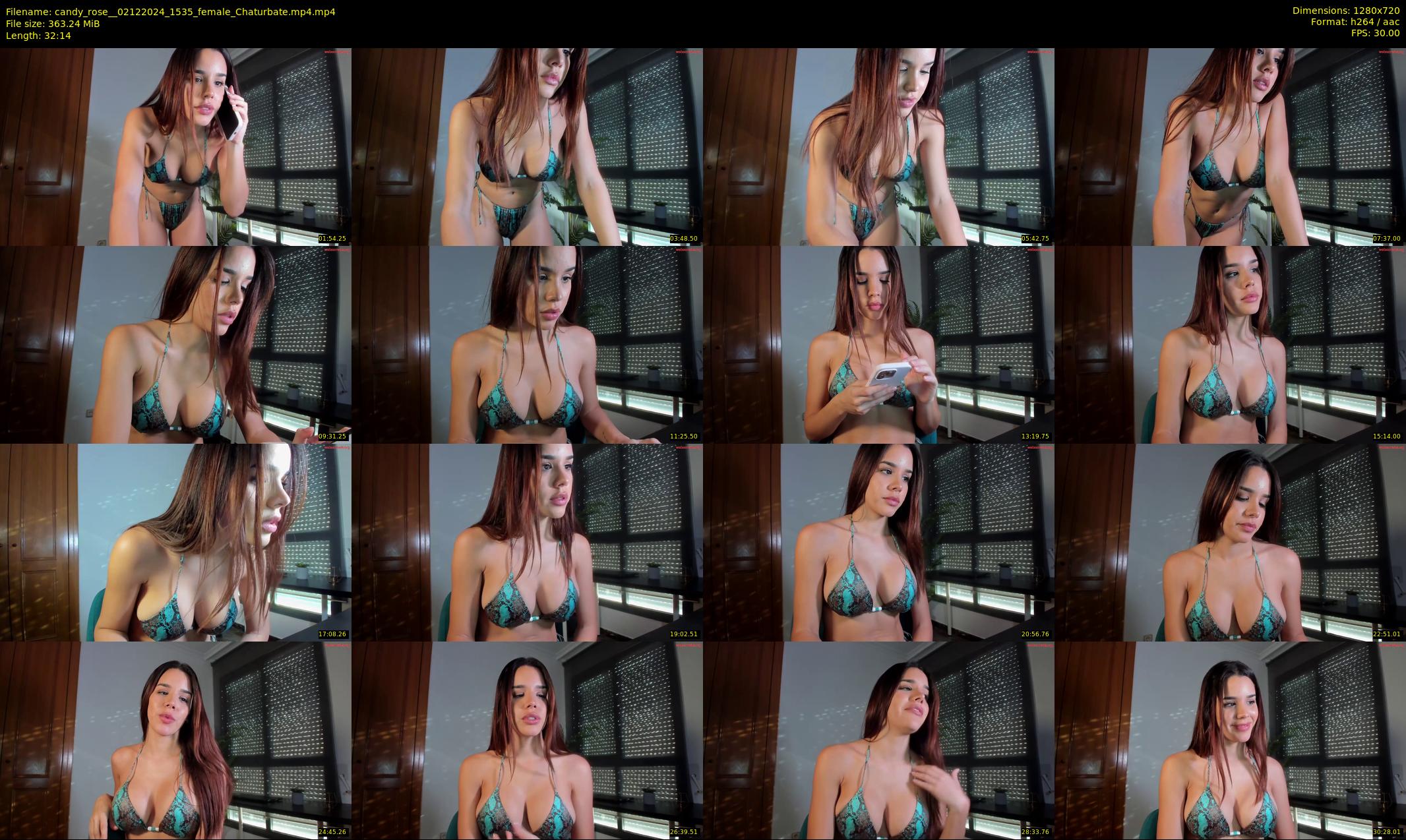 candy_rose_ — 33 minute Chaturbate female cam show recording, 720p, Dec 2, 2024