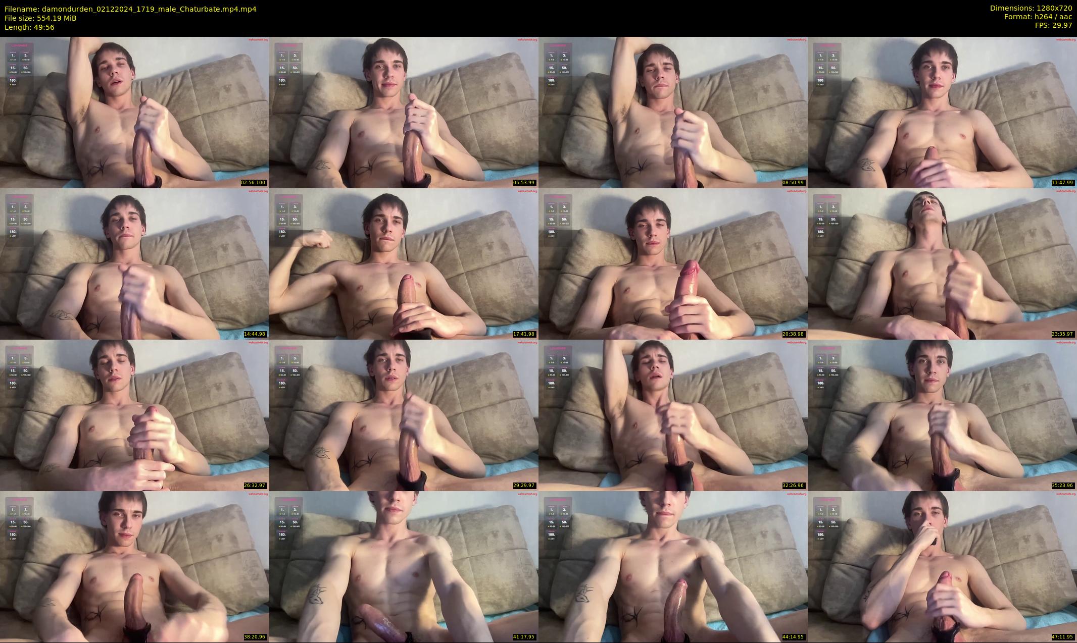 damondurden — 50 minute Chaturbate male cam show recording, 720p, Dec 2, 2024