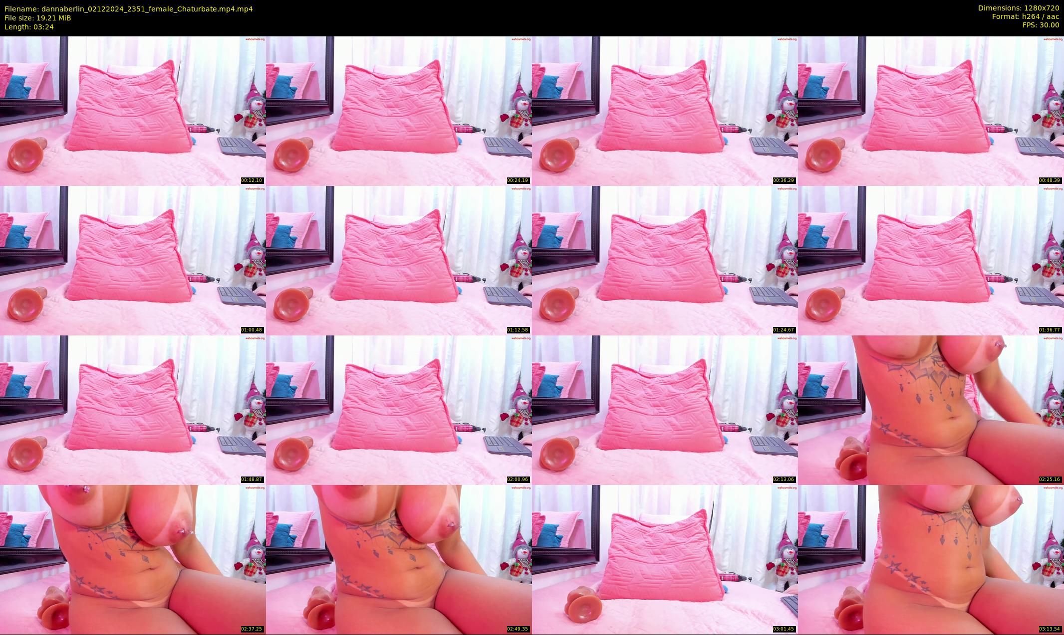 dannaberlin — 4 minute Chaturbate female cam show recording, 720p, Dec 2, 2024