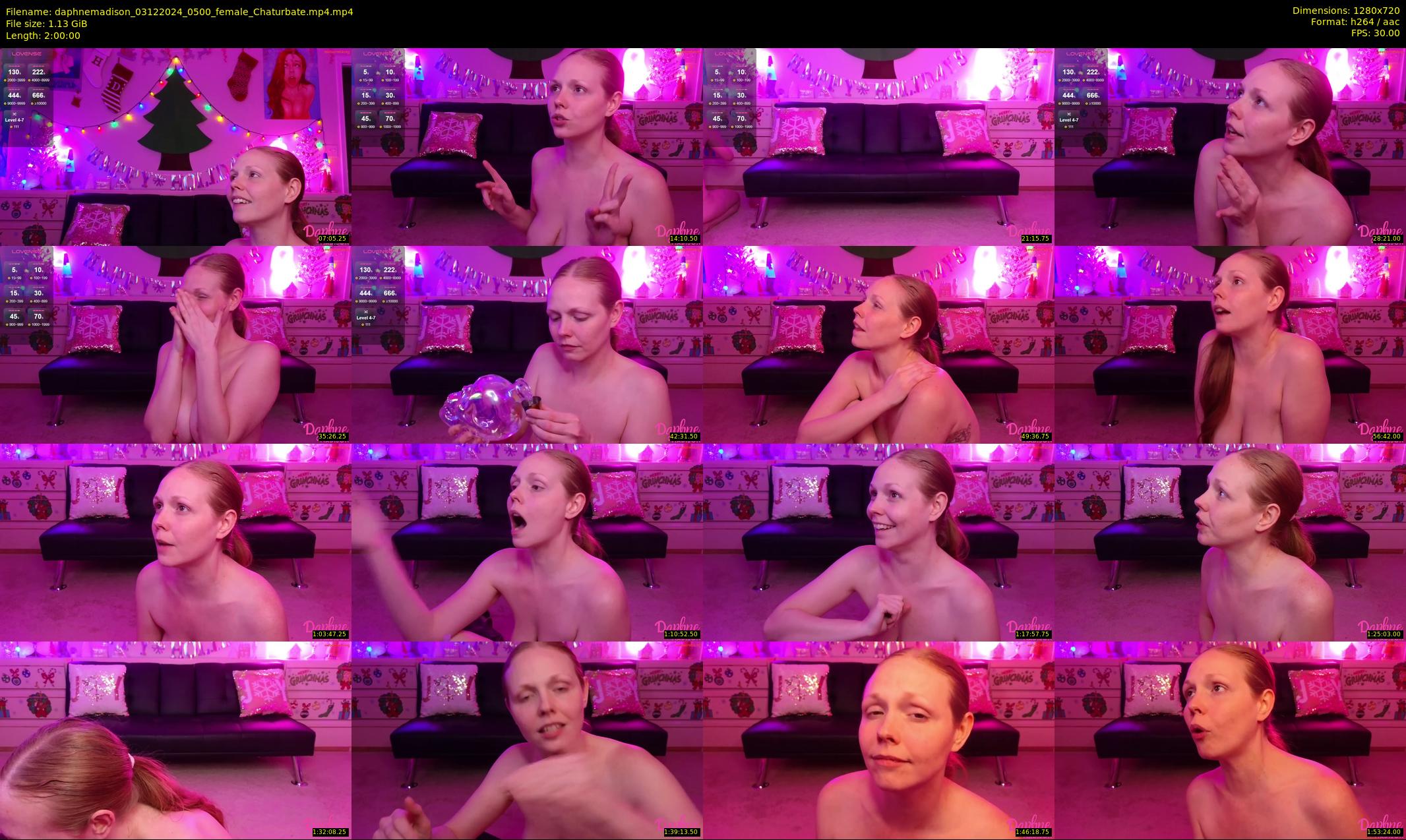 daphnemadison — 120 minute Chaturbate couple cam show recording, 720p, Dec 3, 2024