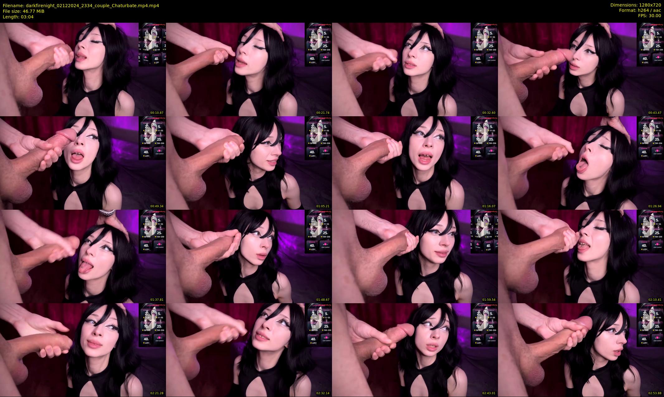 darkfirenight — 4 minute Chaturbate couple cam show recording, 720p, Dec 2, 2024