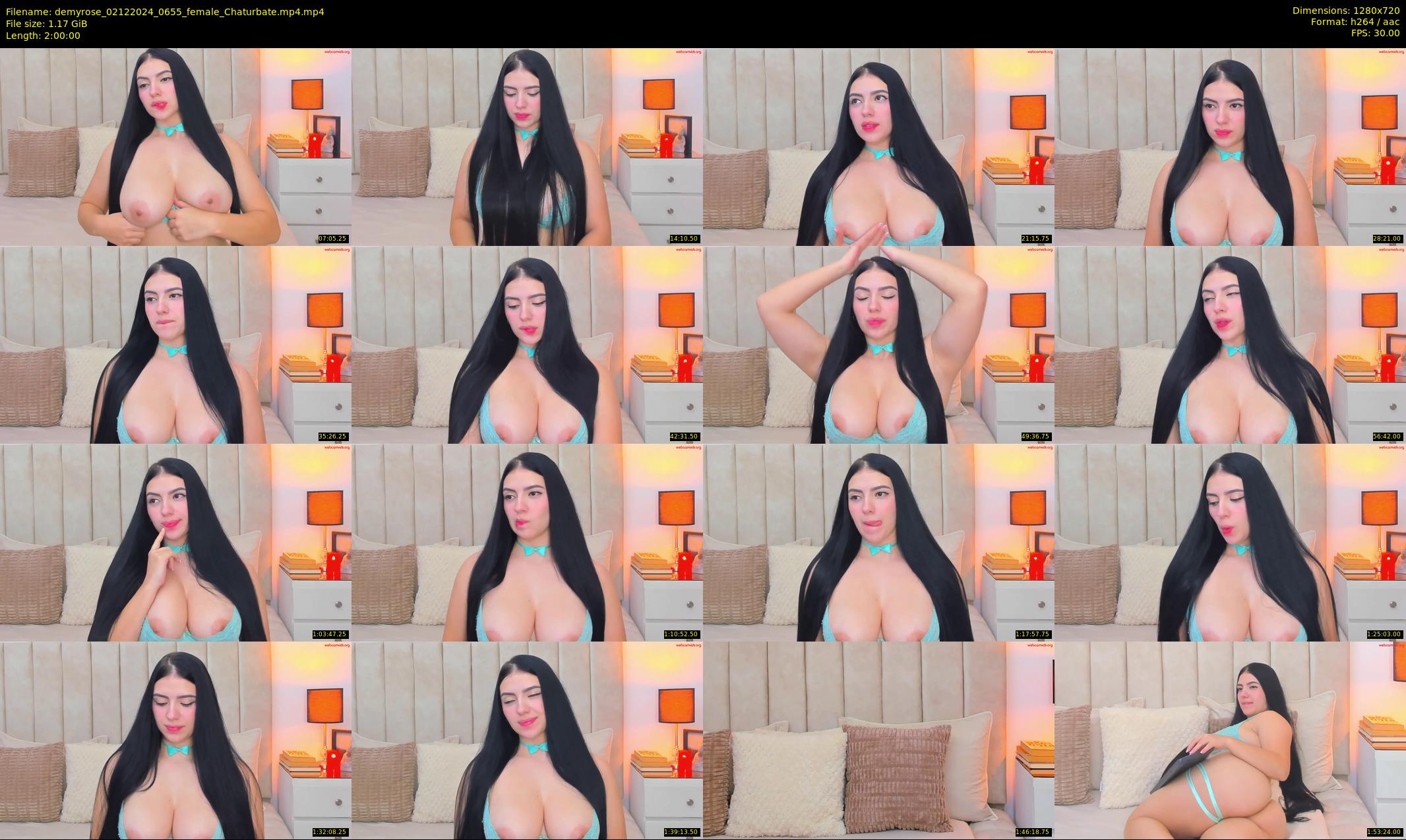 demyrose — 120 minute Chaturbate female cam show recording, 720p, Dec 2, 2024