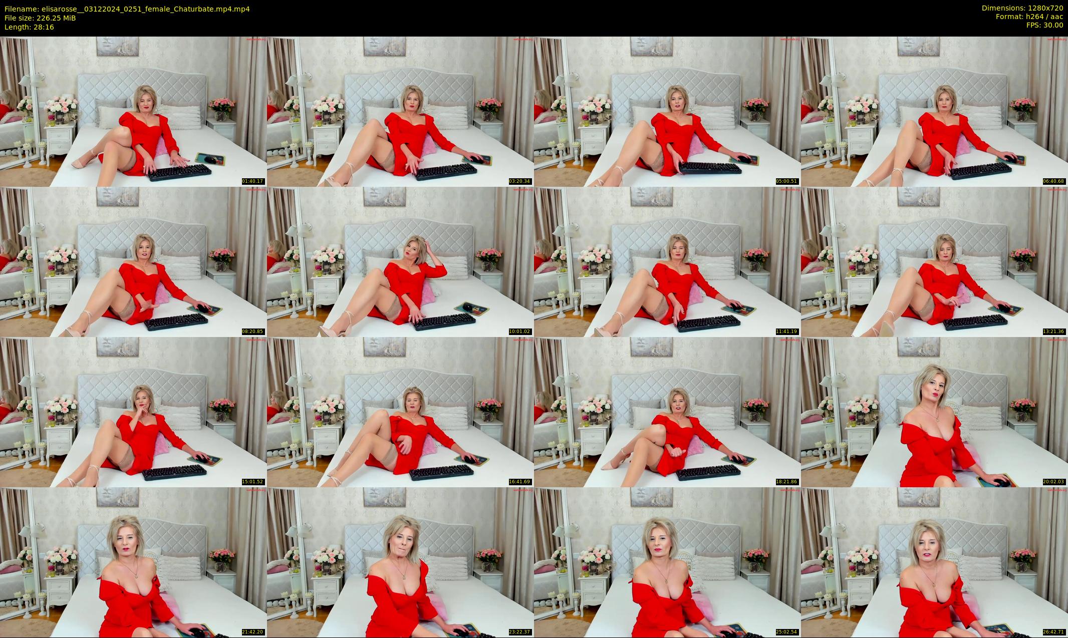 elisarosse_ — 29 minute Chaturbate female cam show recording, 720p, Dec 3, 2024