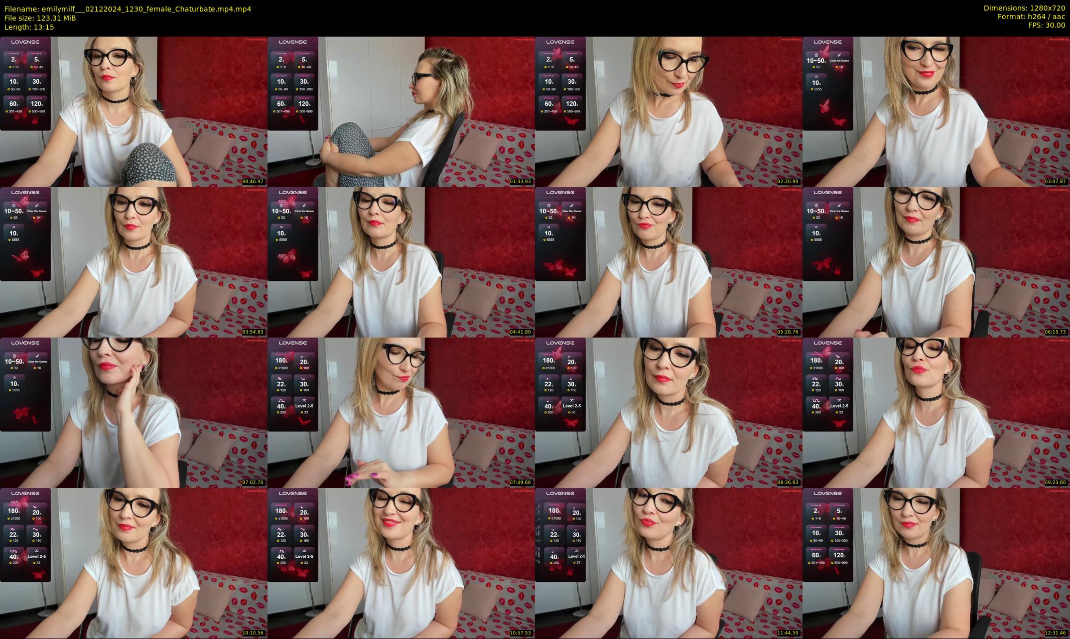 emilymilf__ — 14 minute Chaturbate female cam show recording, 720p, Dec 2, 2024