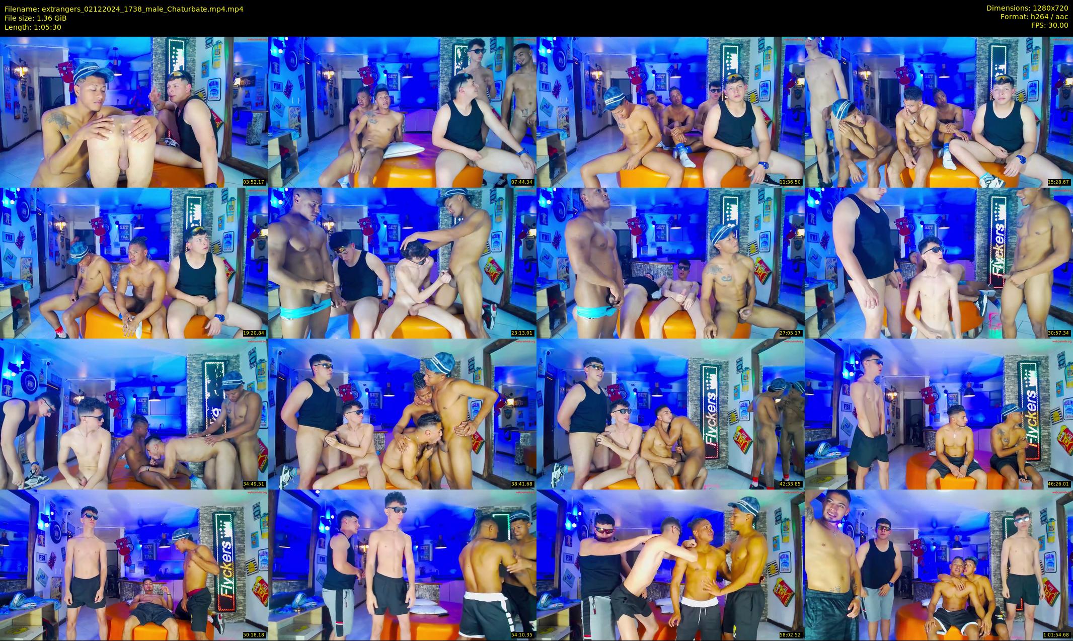 extrangers — 66 minute Chaturbate male cam show recording, 720p, Dec 2, 2024