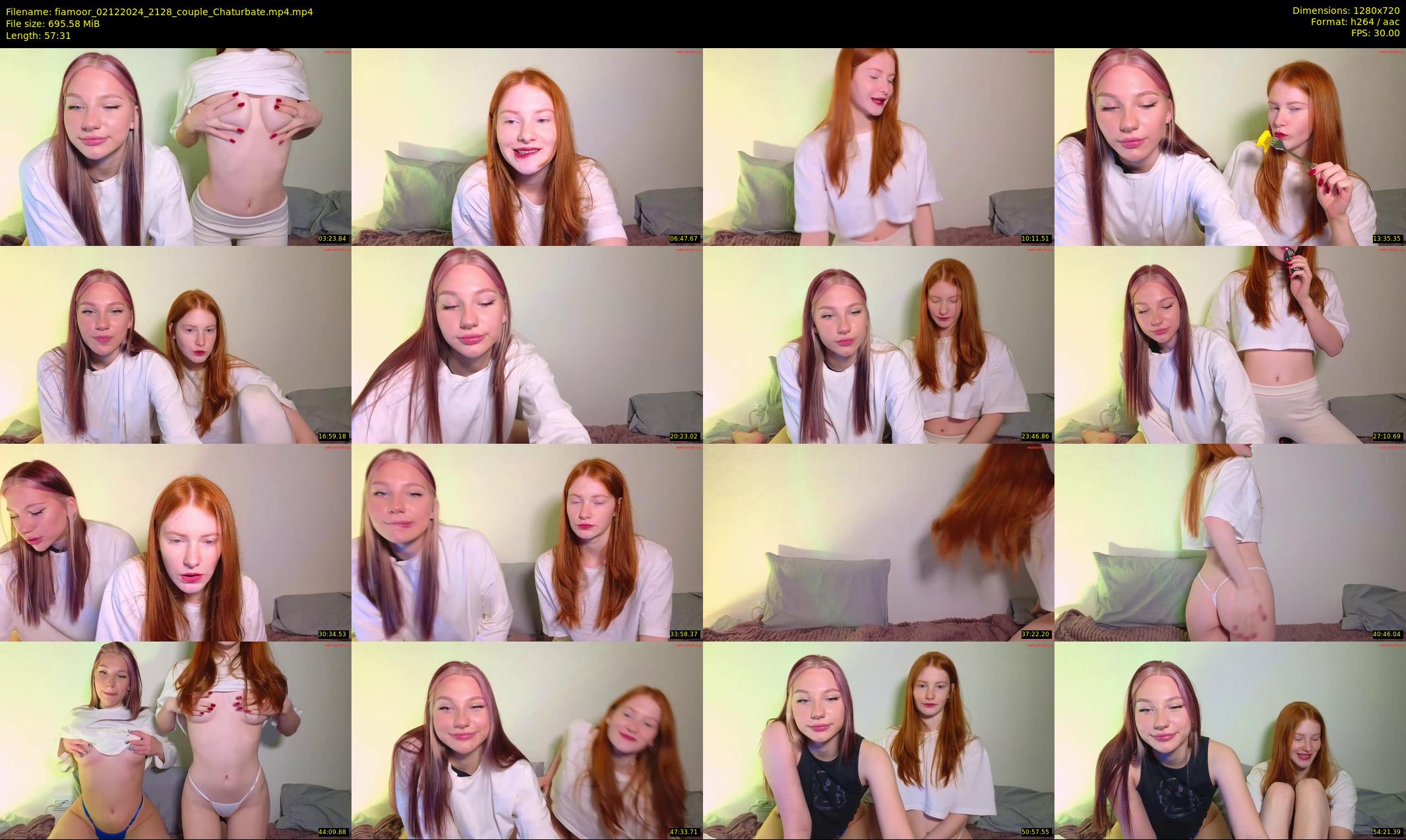 fiamoor — 58 minute Chaturbate female cam show recording, 720p, Dec 2, 2024