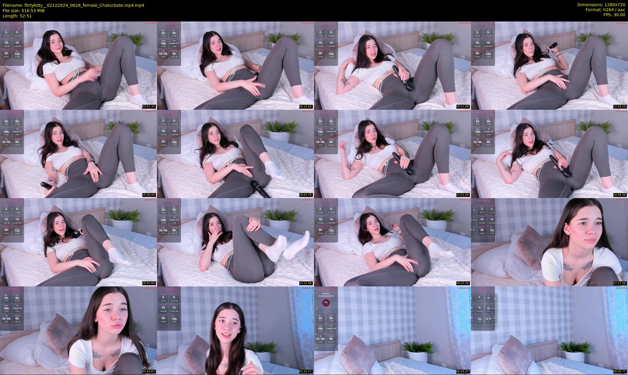 flirtykitty_ — 53 minute Chaturbate female cam show recording, 720p, Dec 2, 2024