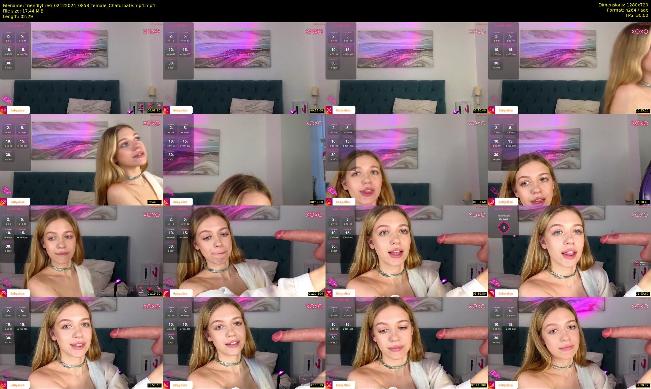 friendlyfire6 — 3 minute Chaturbate female cam show recording, 720p, Dec 2, 2024