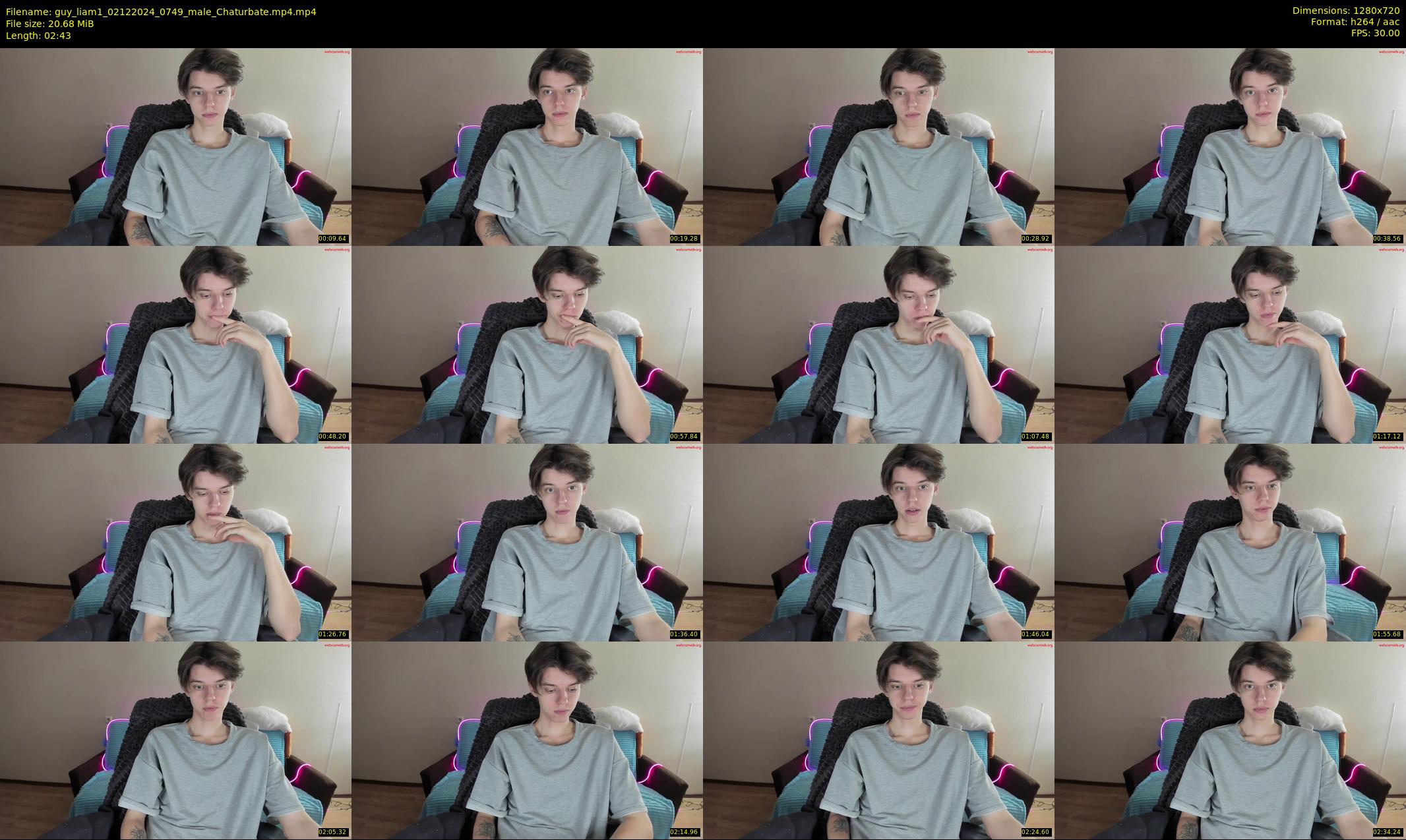 guy_liam1 — 3 minute Chaturbate male cam show recording, 720p, Dec 2, 2024